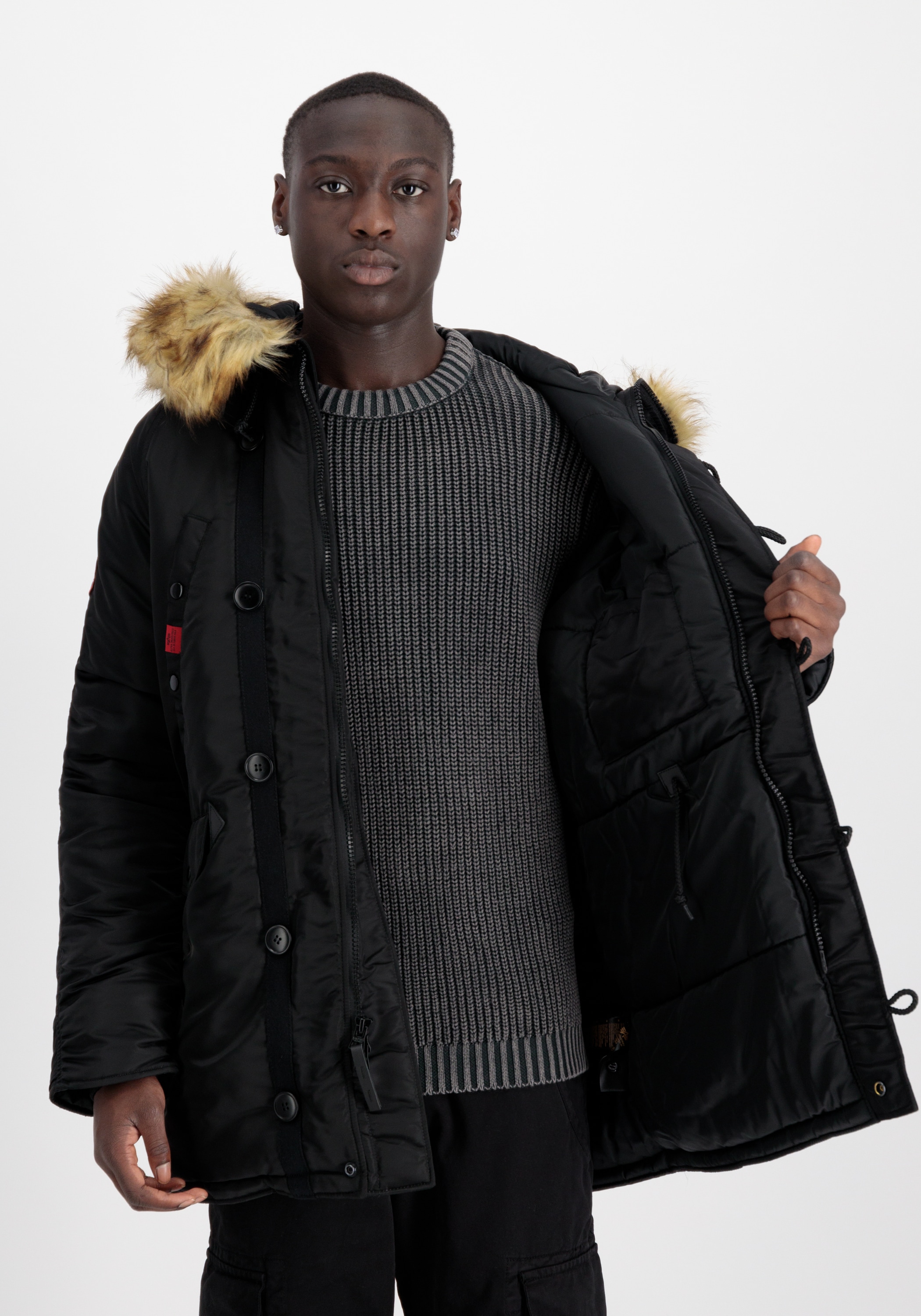 Alpha Industries Winterjacke »ALPHA INDUSTRIES Men - Cold Weather Jackets N-3B Airborne«