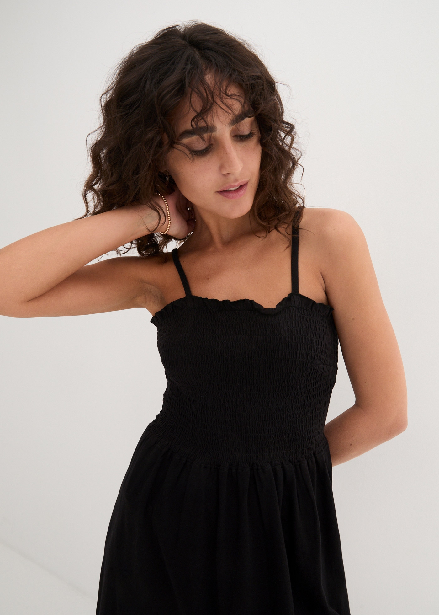 bonprix Jerseykleid Jerseykleid aus reiner Baumwolle