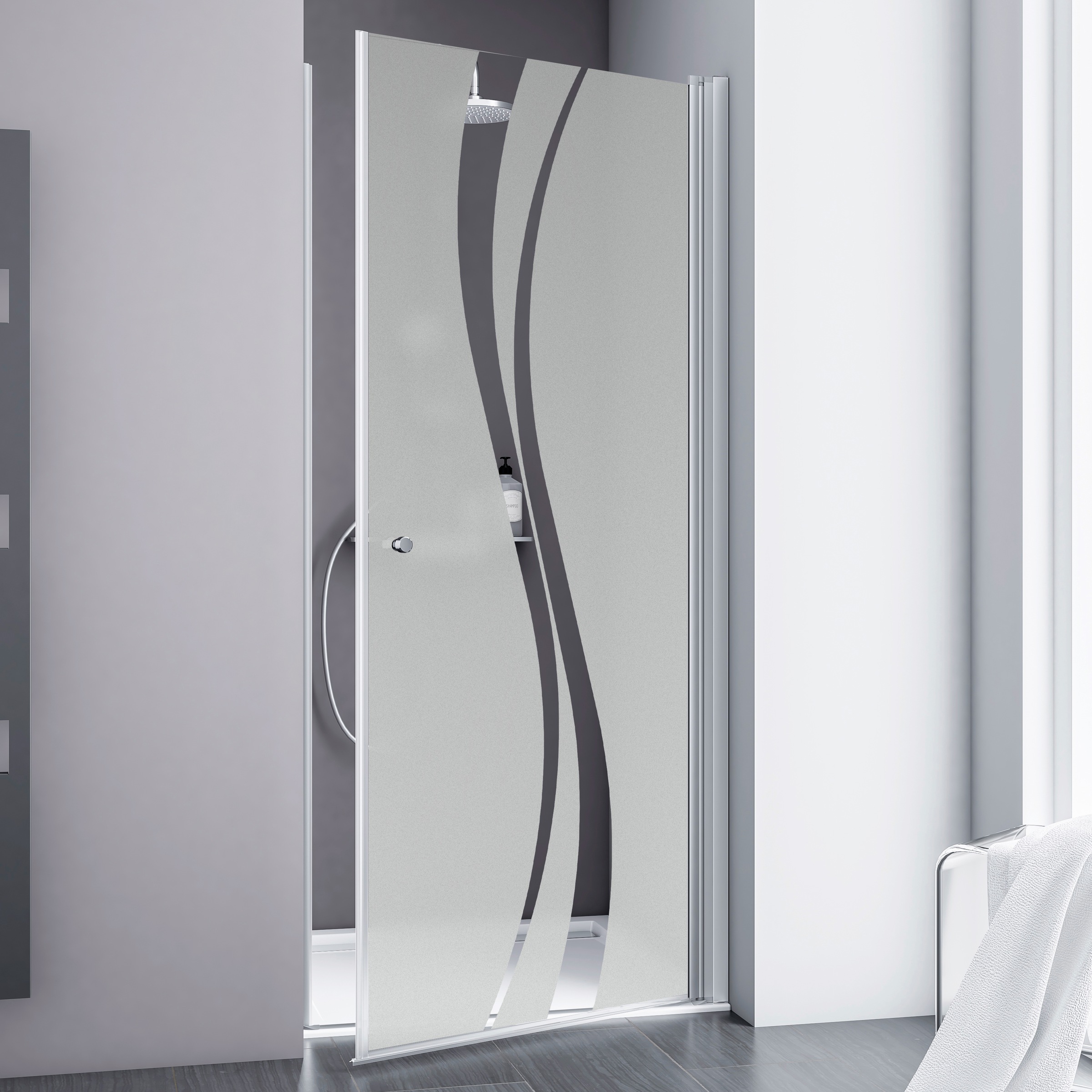 Schulte Drehtür »Alexa Style 2.0«, runder Griff