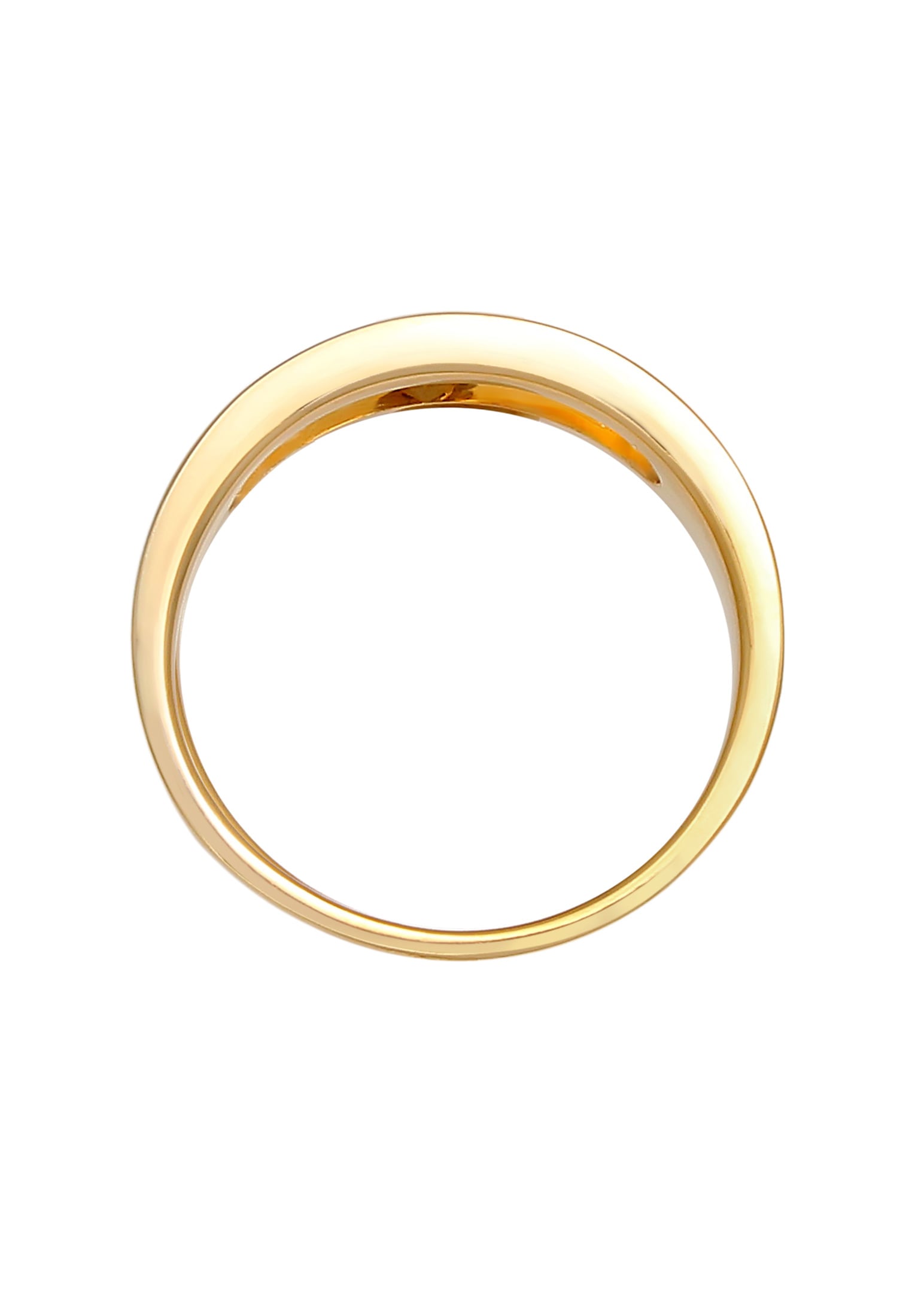 Elli Silberring »Ring Klassisch 925 Silber, mit Kristallen von Swarovski®«