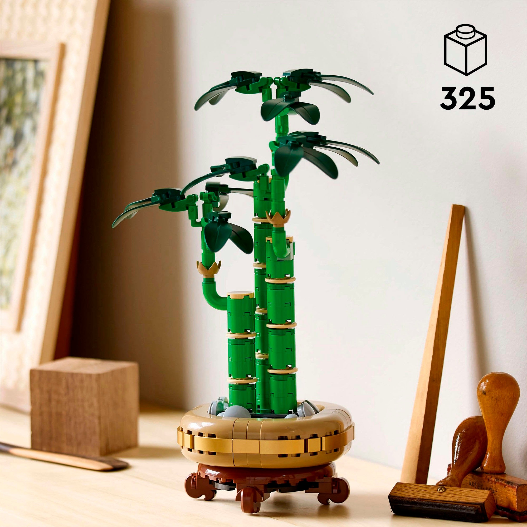 LEGO® Konstruktionsspielsteine »Glücks-Bambus (10344), LEGO Botanicals«, (325 St.), Made in Europe