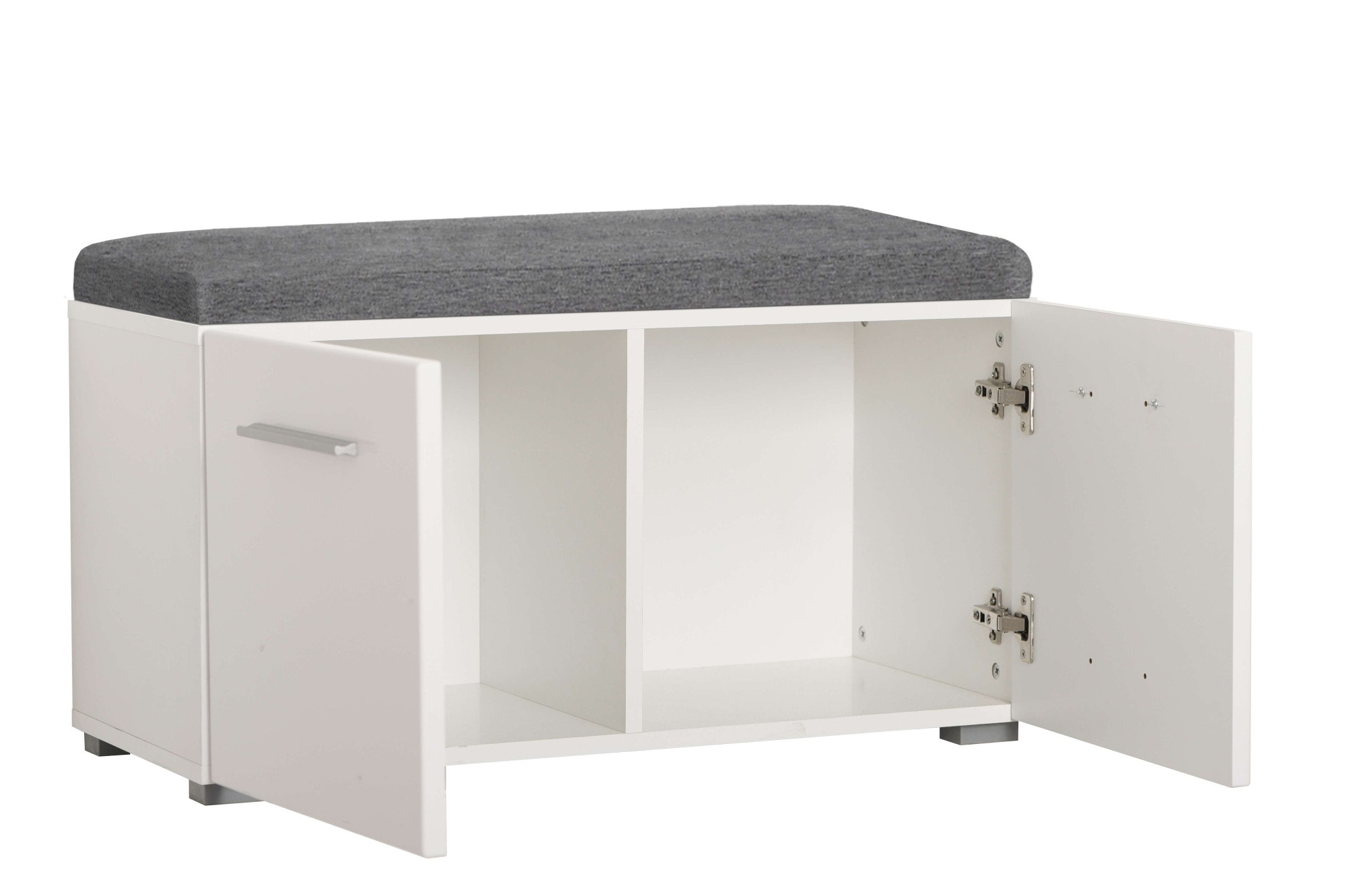 Home affaire Garderoben-Set »Beny Flurmöbel, Dielenmöbel, Flurschrank, Flurgarderobe Breite 218 cm«, (5 St., 5tlg), inkl. 2 Schränke, Sitzbank mit Kissen, Garderobenpaneele und Spiegel