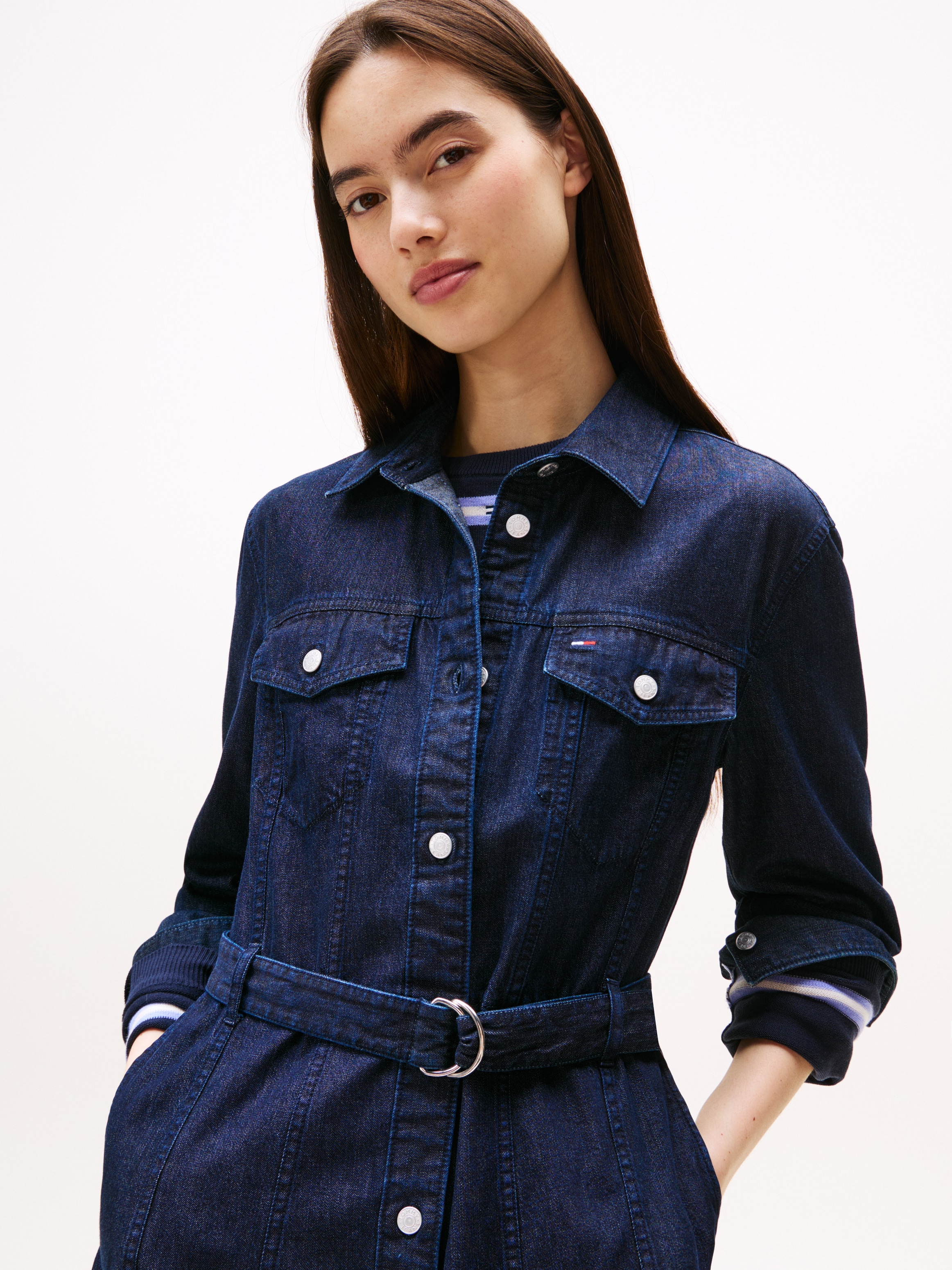 Tommy Jeans Jeanskleid »DENIM BELTED DRESS«
