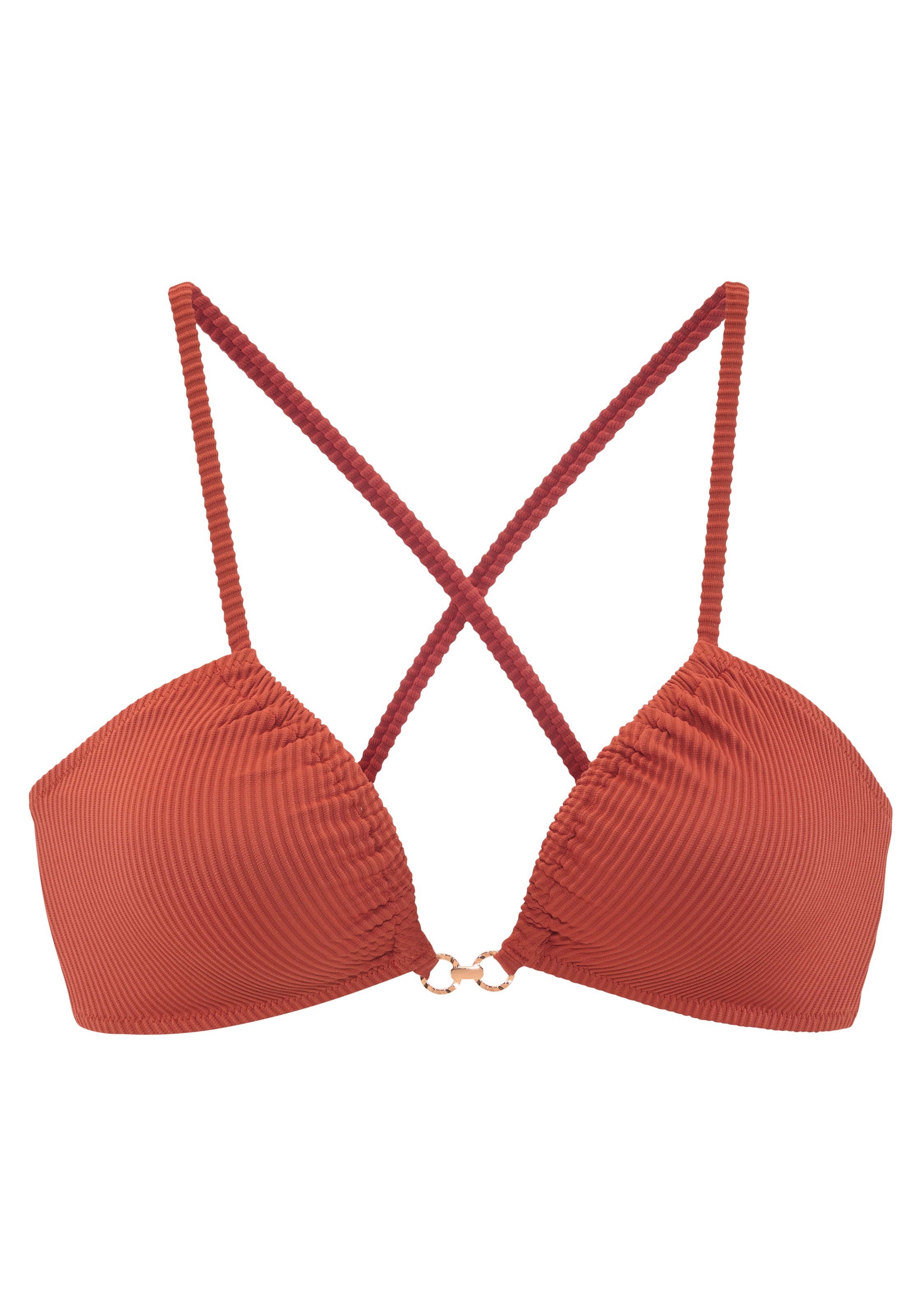 Buffalo Triangel-Bikini, in moderner Rippstruktur