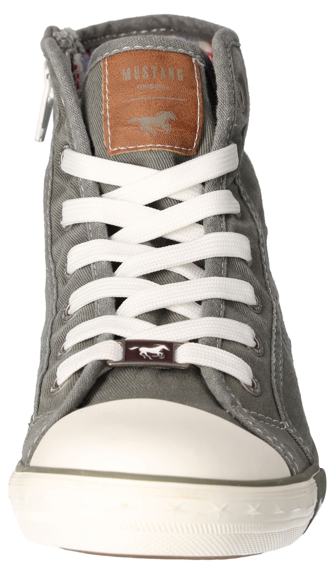 Mustang Shoes Sneaker, High Top-Sneaker, Schnürschuh mit Label in der Laufsohle