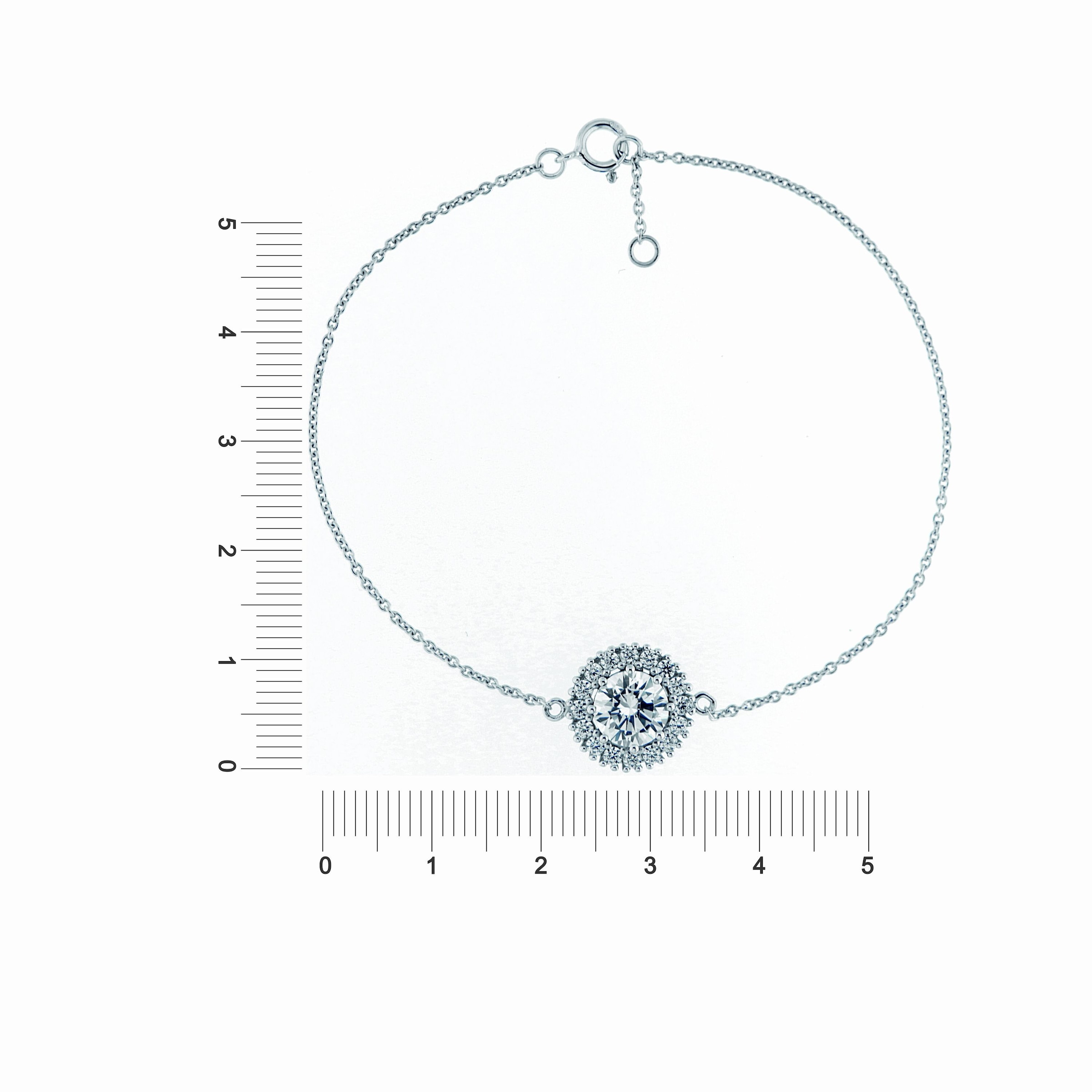 Steine, funkelnde bei Armband Zirkonia »Armband Silber Smart kaufen 925« Jewel rund, OTTO