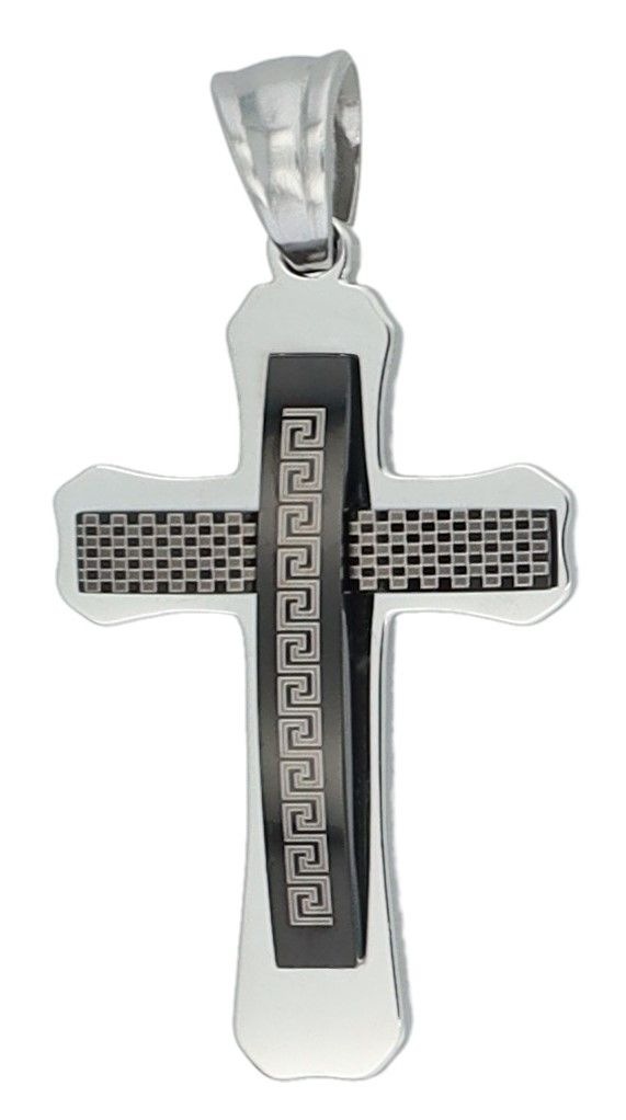 Adelia´s Kreuzanhänger »Herren Anhänger ¿ Kreuz Kreuzanhänger aus Edelstahl«