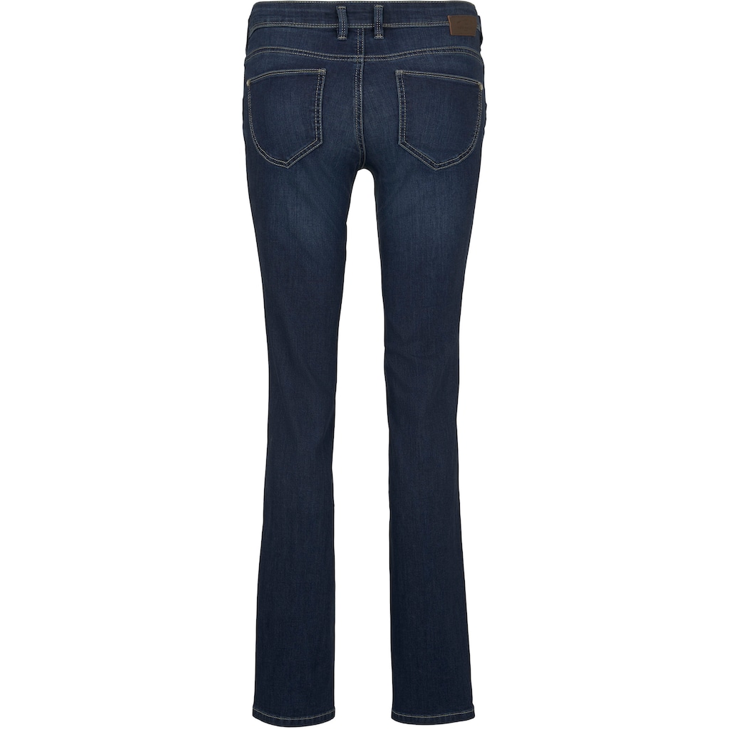 TOM TAILOR Gerade Jeans »Alexa Straight«, mit Kontrastnähten