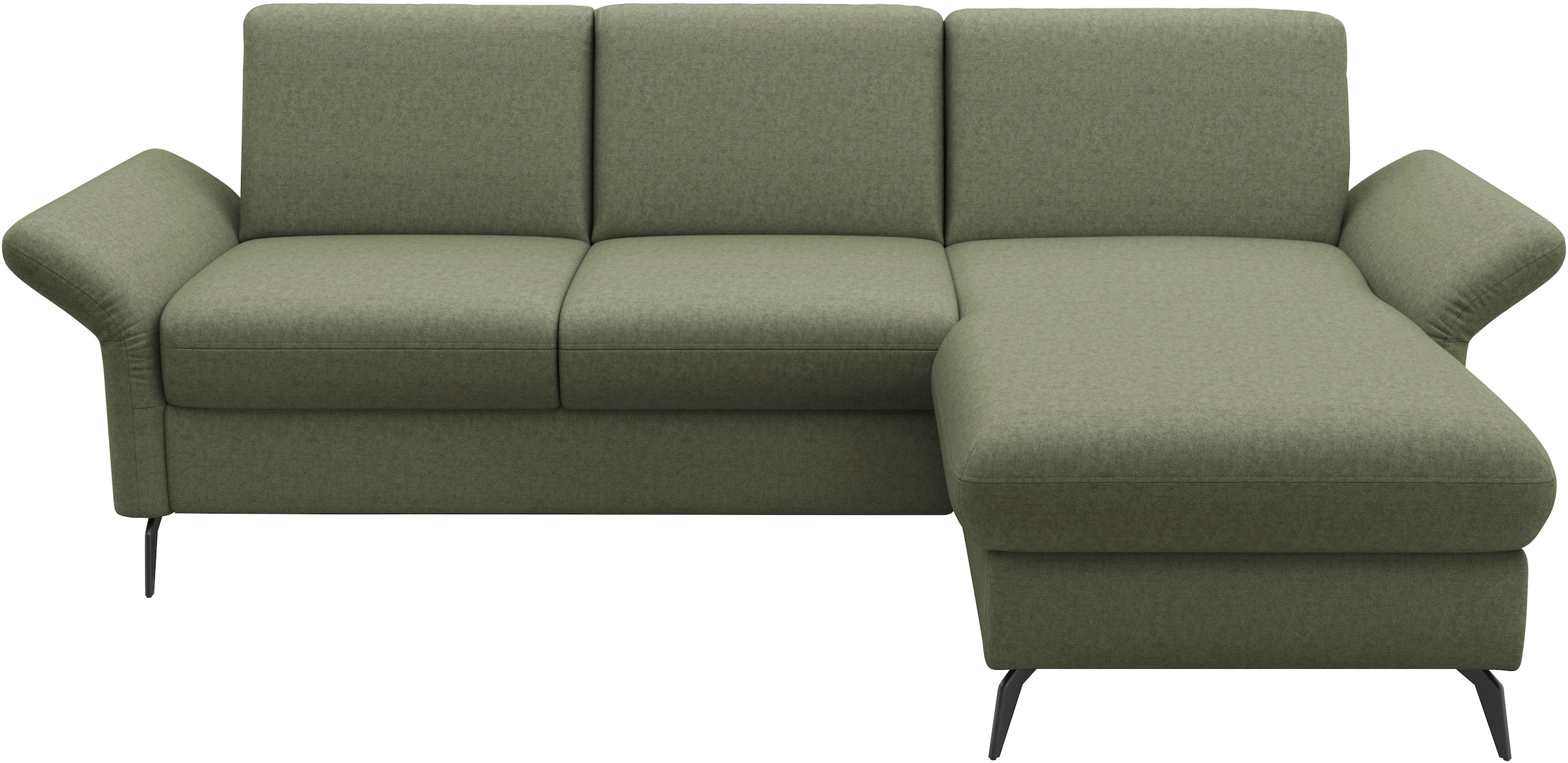 Home affaire Ecksofa »Rochelle«, optional: Armteilverstellung, klappbar, Bettkasen