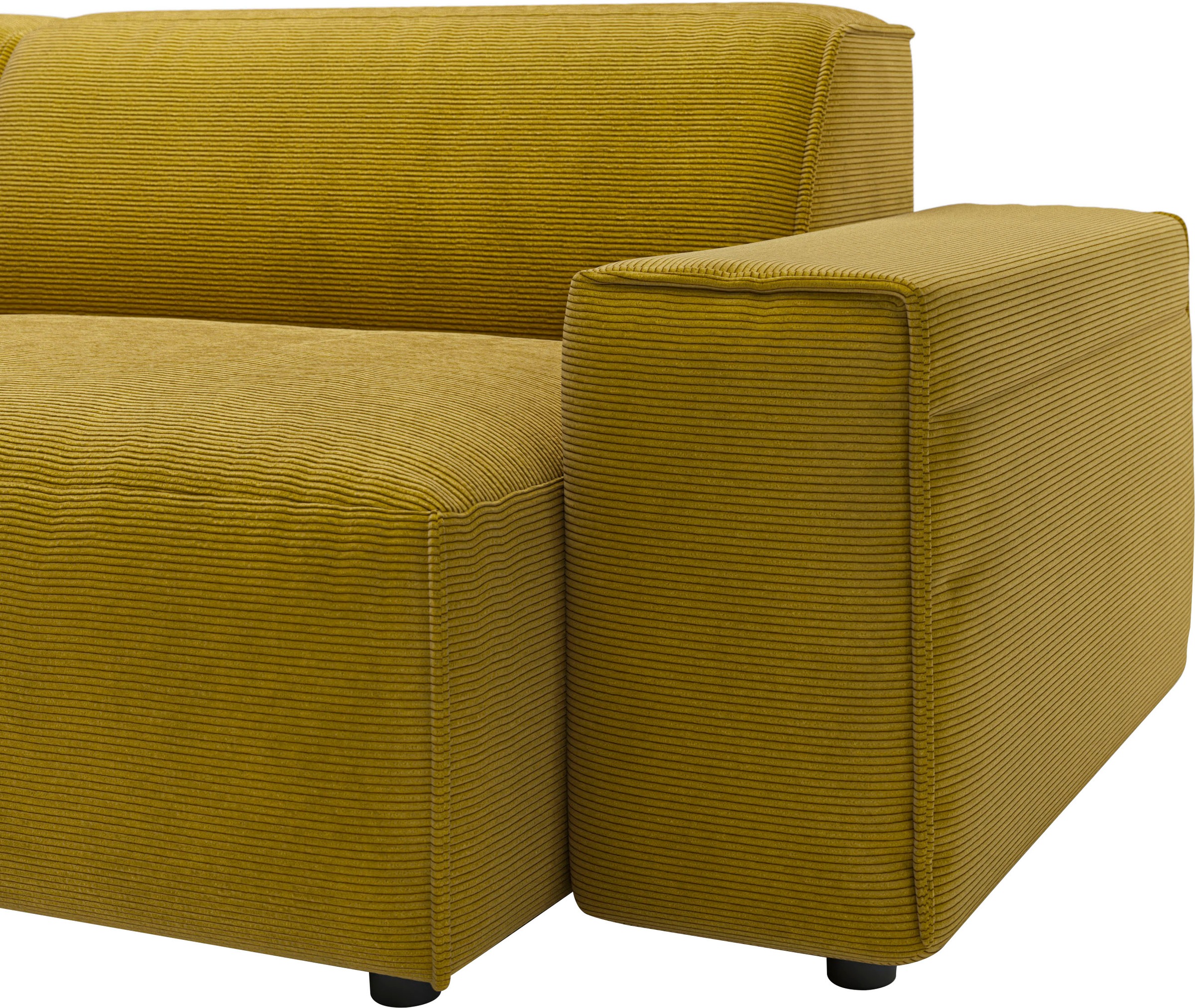andas Ecksofa »Glimminge L-Form auch in Breitcord, Feincord + Easy care-Bezug,«, Breite 234, Zierkissen