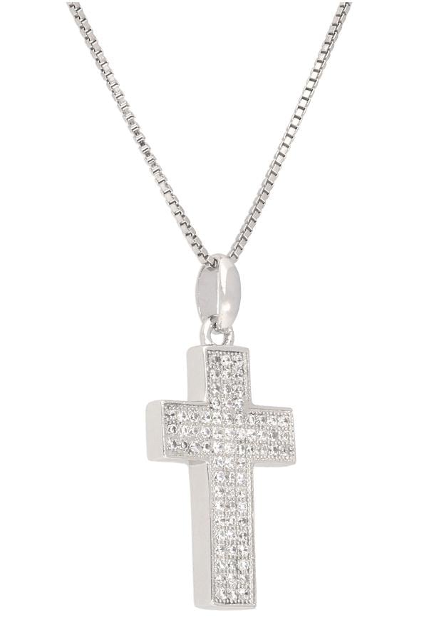 Firetti Kette mit Anhänger »Schmuck Geschenk Silber 925 Halsschmuck  Halskette Venezianer Kreuz«, zu Kleid, Shirt, Jeans, Sneaker! Anlass  Geburtstag Weihnachten bestellen online bei OTTO