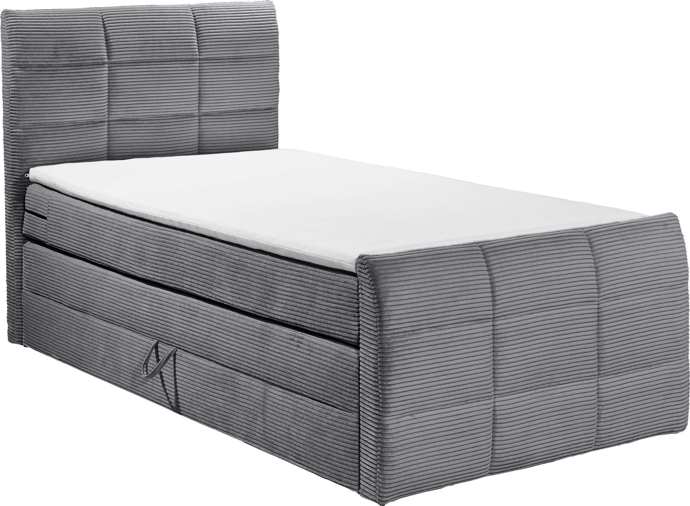 ED EXCITING DESIGN Boxspringbett »Bolivia« harte Seite mit Kokosmatte, weiche Seite mit Filzabdeckung