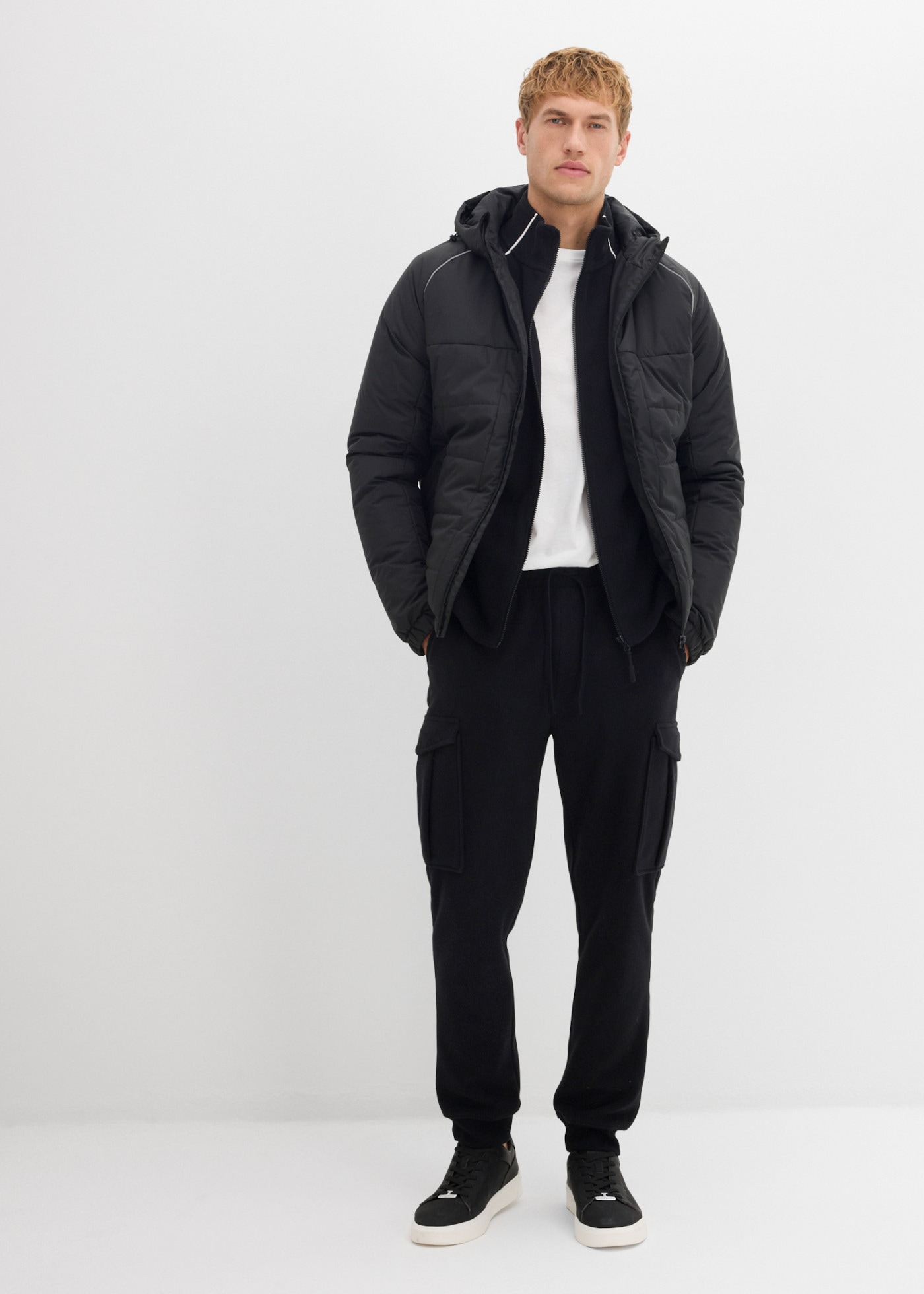bonprix Cargohose  angenehme, weiche Qualität, Regular Fit, im Casual-Stil, aus Polyester