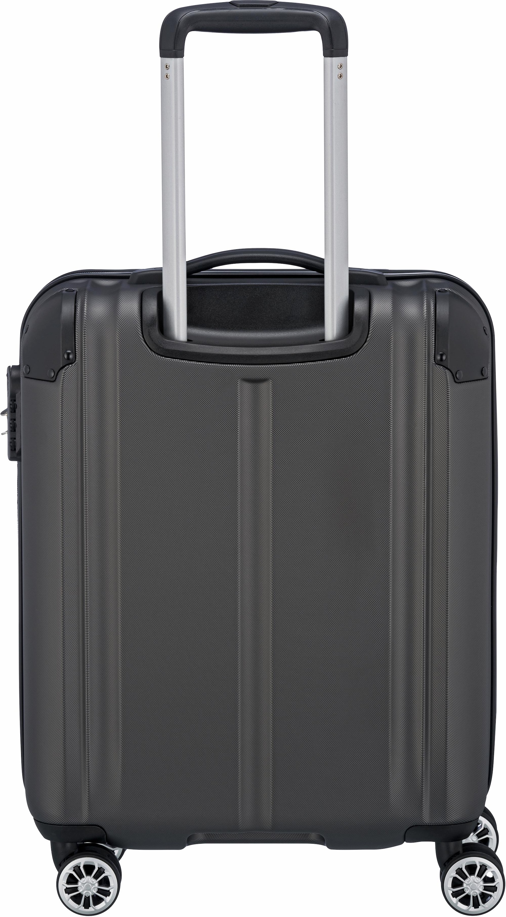 travelite Hartschalen-Trolley »City, 55cm«, 4 Rollen, Handgepäck-Koffer Reisekoffer Hartschallenkoffer TSA Schloss