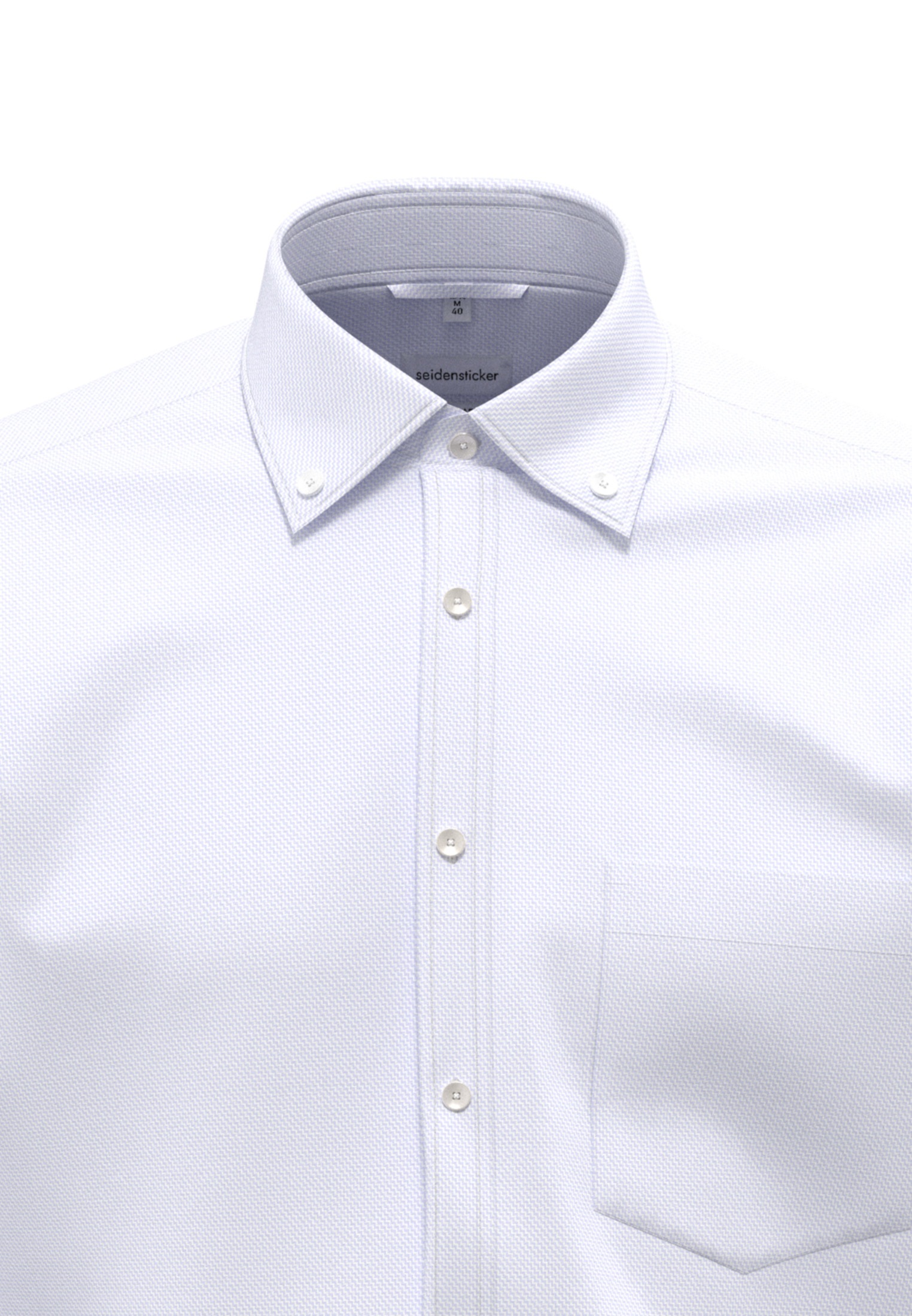 seidensticker Businesshemd »Schwarze Rose«, Regular Button-Down-Kragen Struktur
