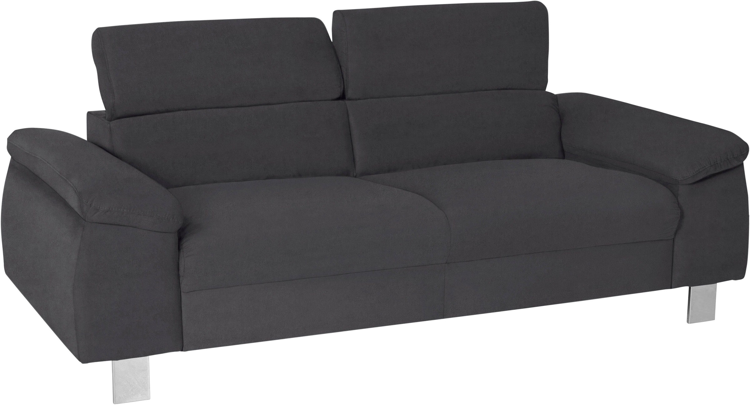 COTTA Polstergarnitur »Komaris, B: 193 bzw. 100 cm«, (Set), Set: 3er-Sofa & Hocker, mit Kopfteilverstellung