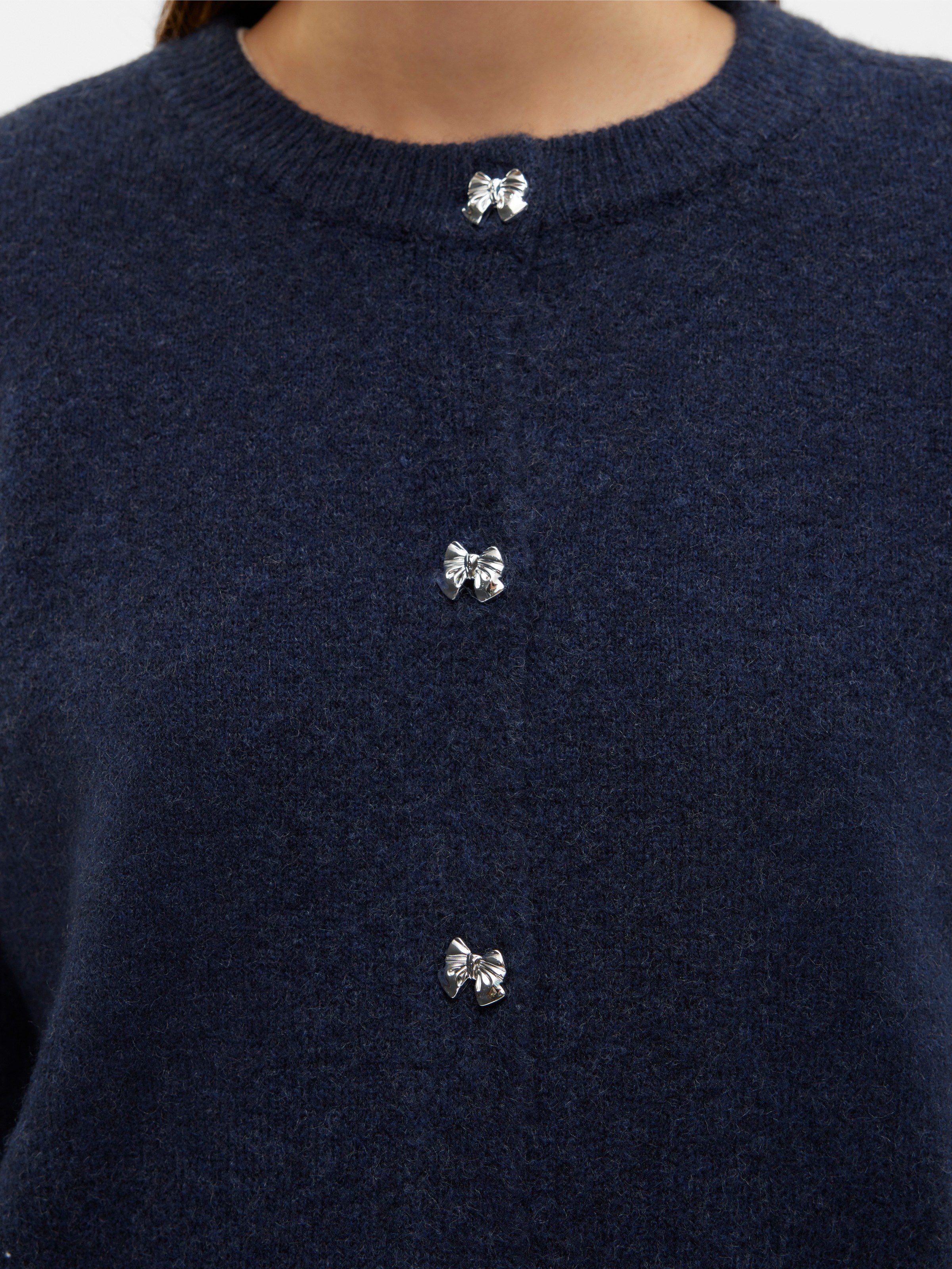 Vero Moda Strickjacke »VMFIONA LS SHORT BUTTON CARDIGAN GA BOO«