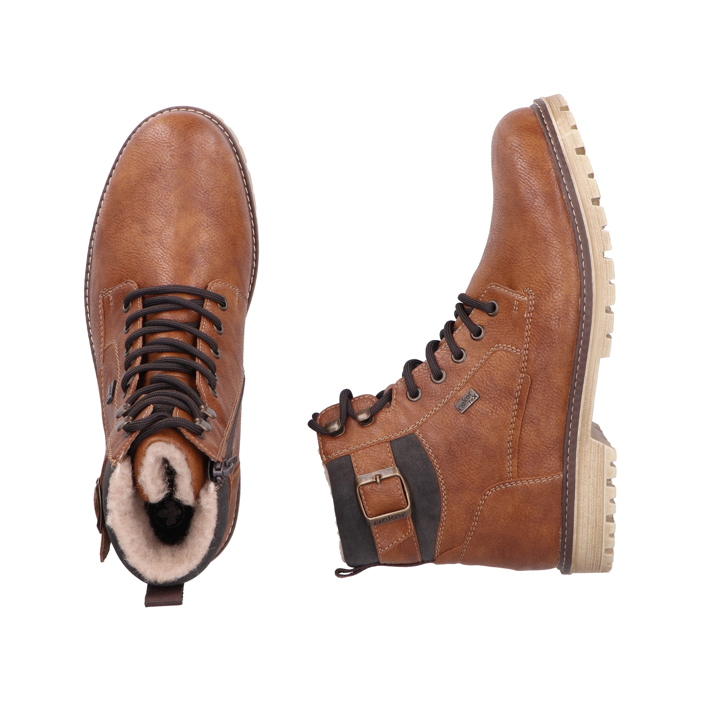 Rieker Winterstiefelette  Winterboots, Schnürboots mit wasserabweisender riekerTEX-Membran