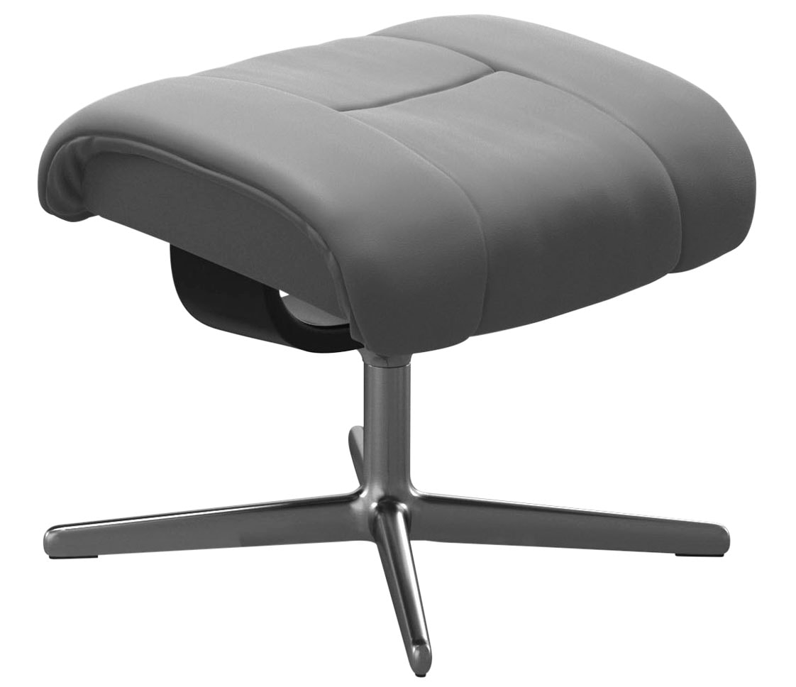 Stressless® Fußhocker »Reno« mit Cross Base, Größe S, M & L, Holzakzent Schwarz