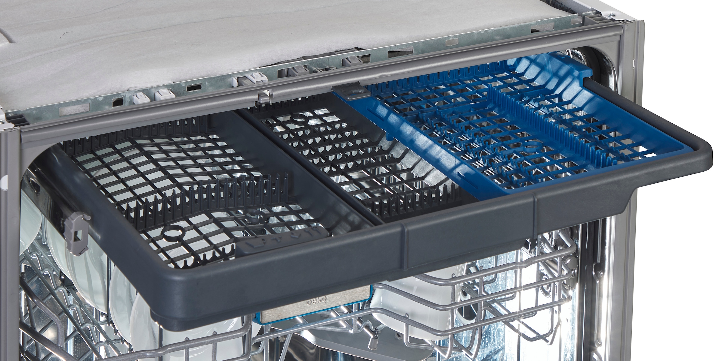 BEKO vollintegrierbarer Geschirrspüler »BDIN36462P« 8,5 l 14 tlg. Maßgedecke Die PowerIntense-Technologie sorgt für herausragende Spülergebnisse