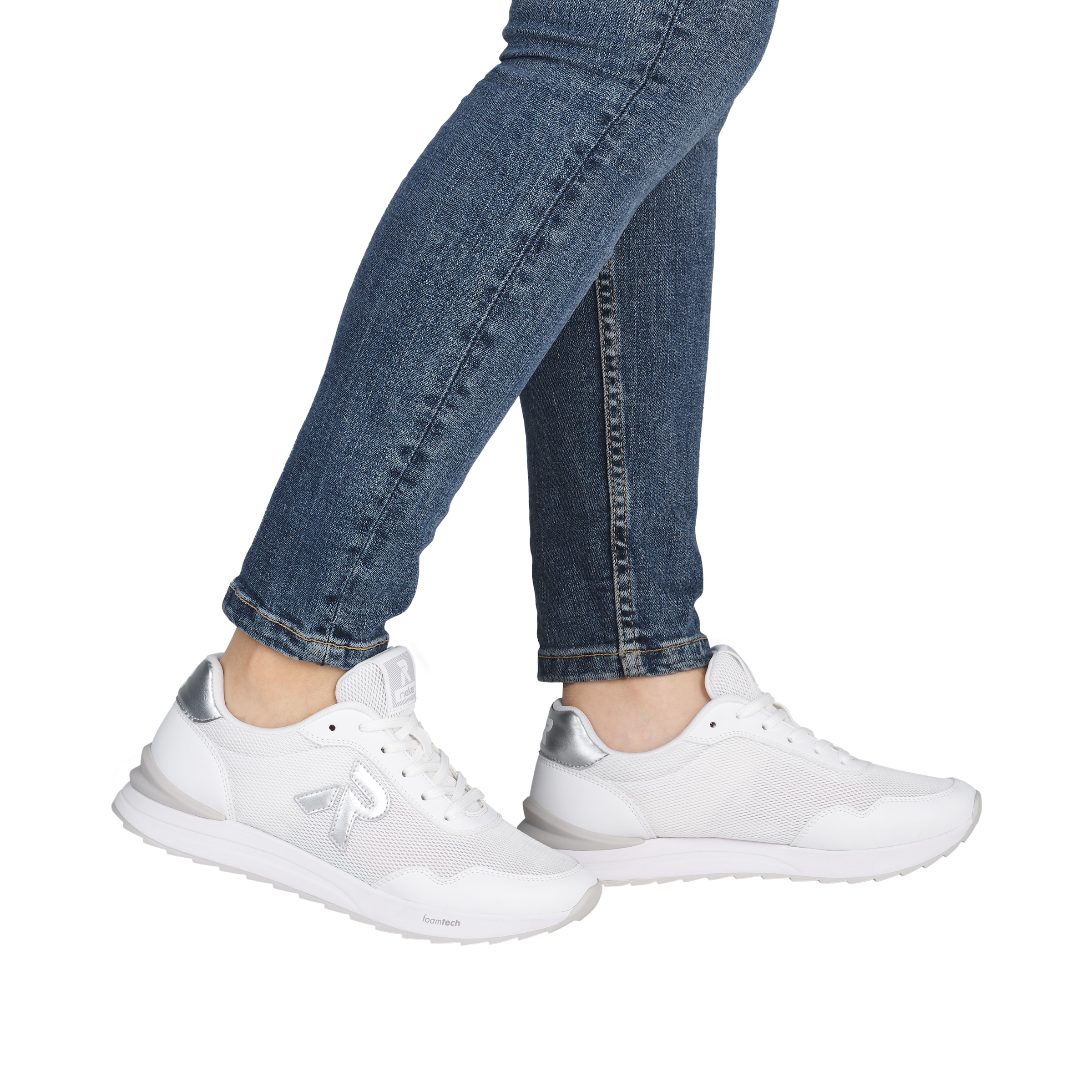 RIEKER Sport Sneaker  Schnürschuh, Halbschuh, Freizeitsneaker mit leichter Laufsohle