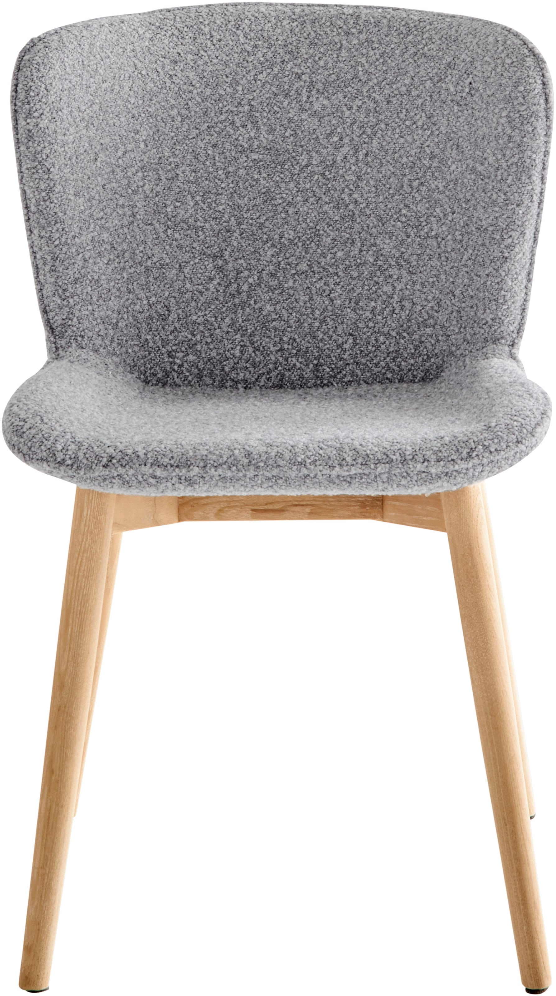 s.Oliver Esszimmerstuhl »Kailee«, (Set), 2 St., Bouclé, weicher Bouclé-Bezug, ergonomischem Design, Eschenholzgestell