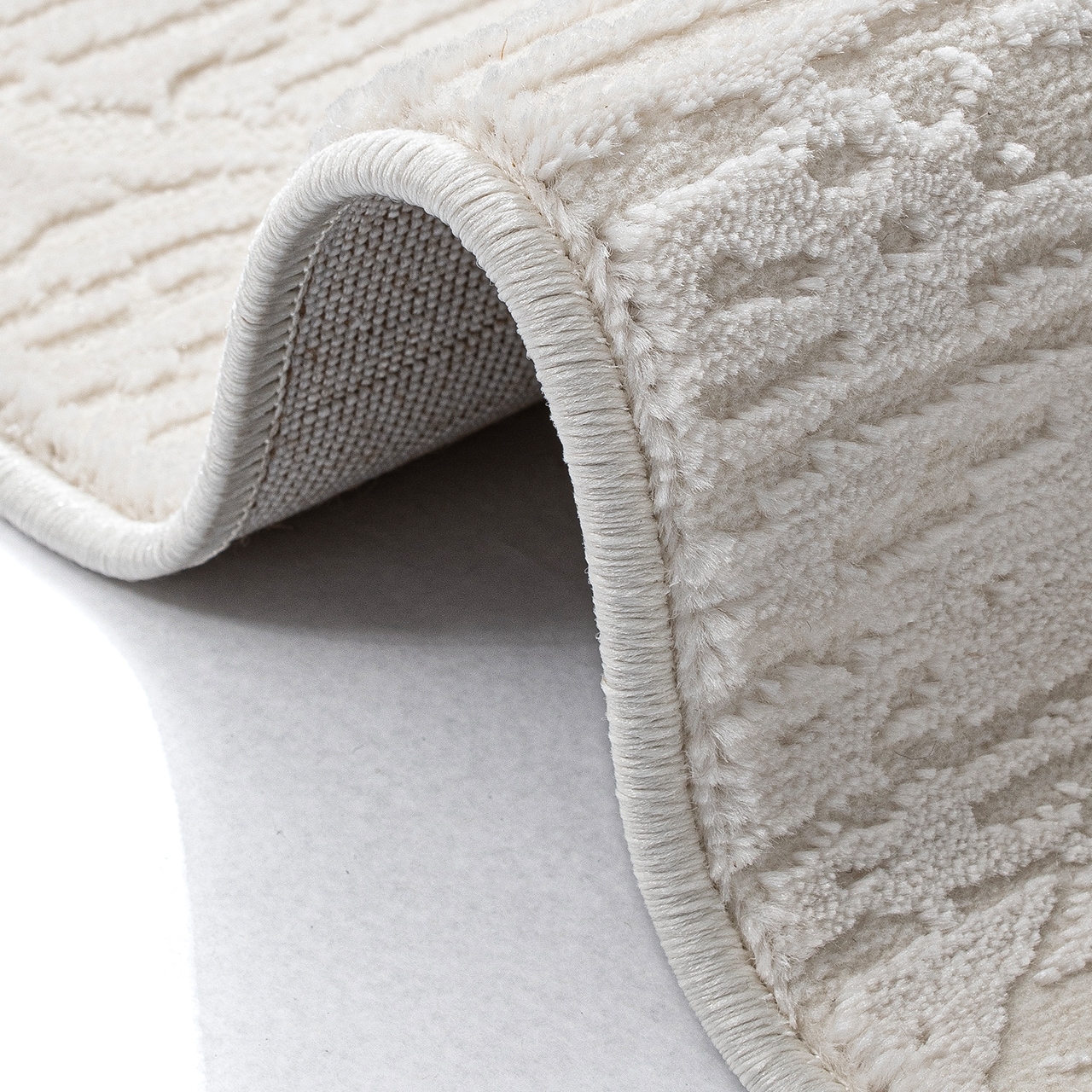 Sehrazat Teppich »Moda 1200 , auch als Läufer« rechteckig 11 mm Höhe Kurzflor, grafisches Hoch Tief  Muster, Wohnzimmer