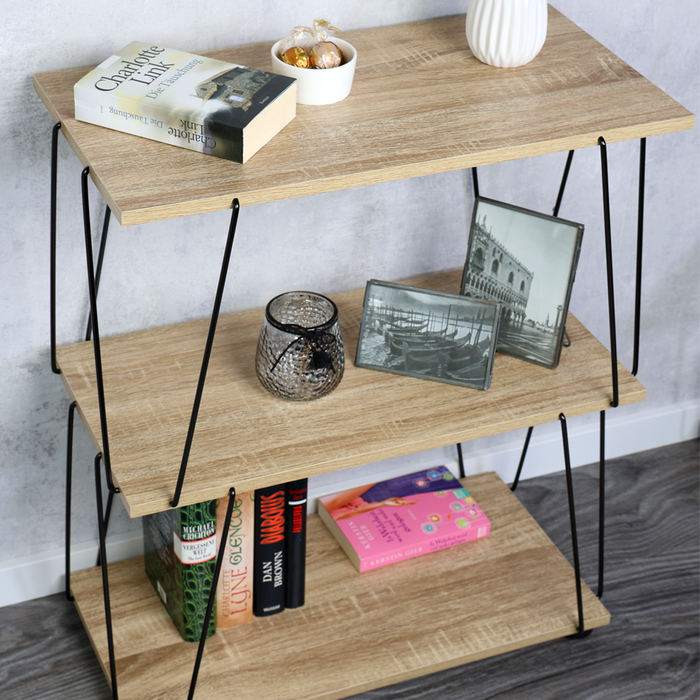 KESPER® Regal »mit 3 Ablageflächen, sonoma Eiche, FSC zertifiziert« 1 Stk. tlg. Maße: 61,5 x 31,5 x 71,2 cm