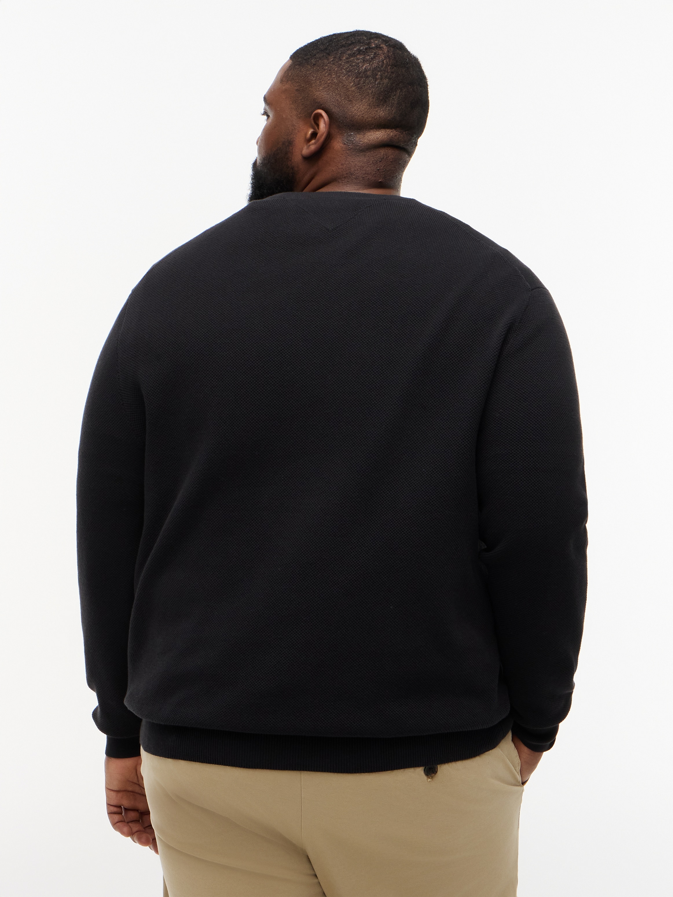 Tommy Hilfiger Big & Tall Rundhalspullover »ESSENTIAL STRUCTURE CREW NECK« Große Größen, regular fit