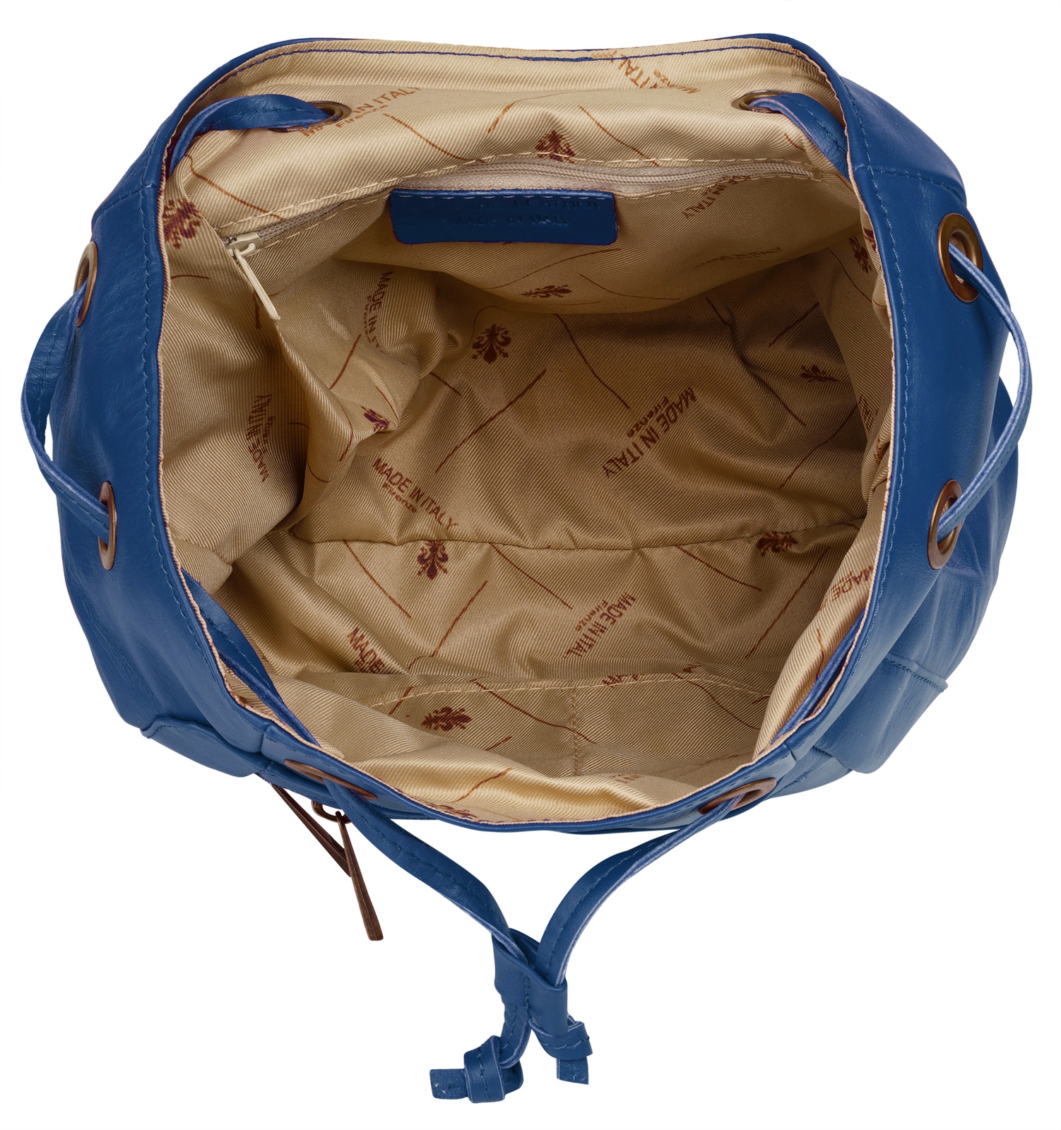 Samantha Look Cityrucksack, echt Leder, Made in Italy