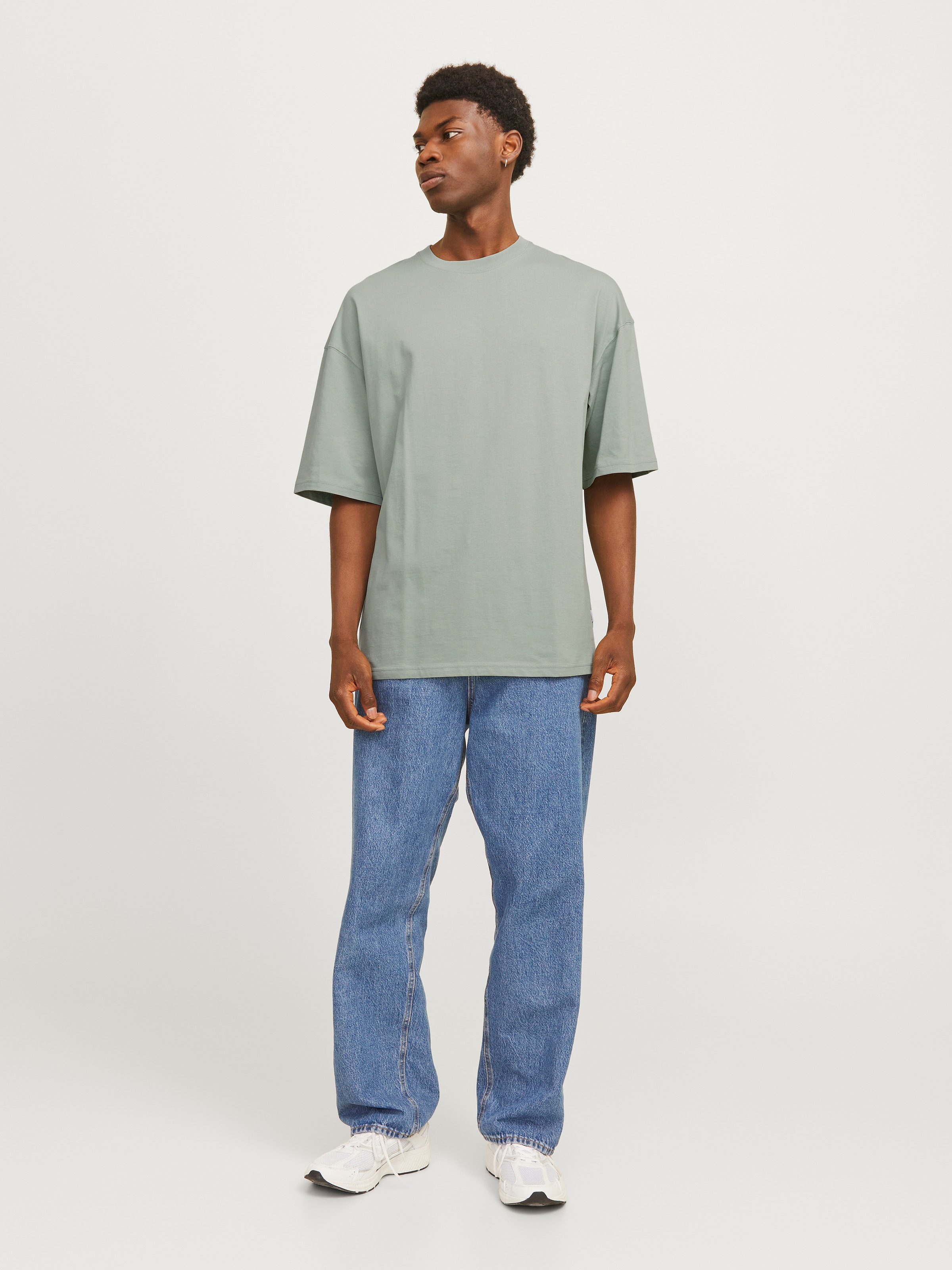 Jack & Jones Rundhalsshirt »JJECHARGE TEE O-NECK NOOS«, mit Rundhalsausschnitt
