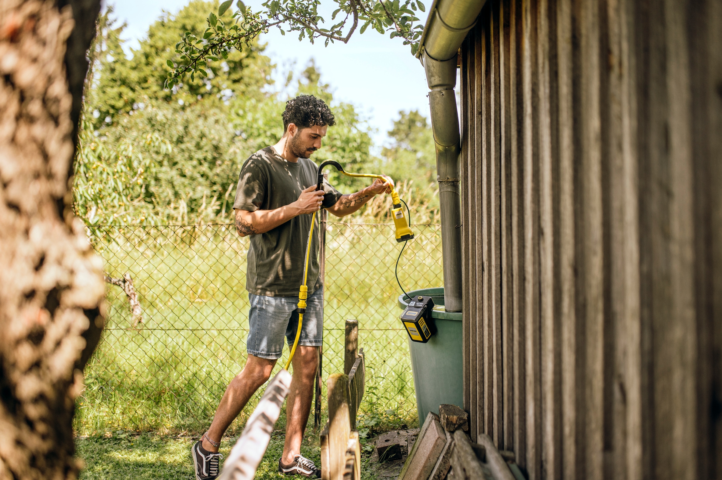 KÄRCHER Akku-Gartenpumpe »BP 2.000-18 BARREL«, ohne Akku