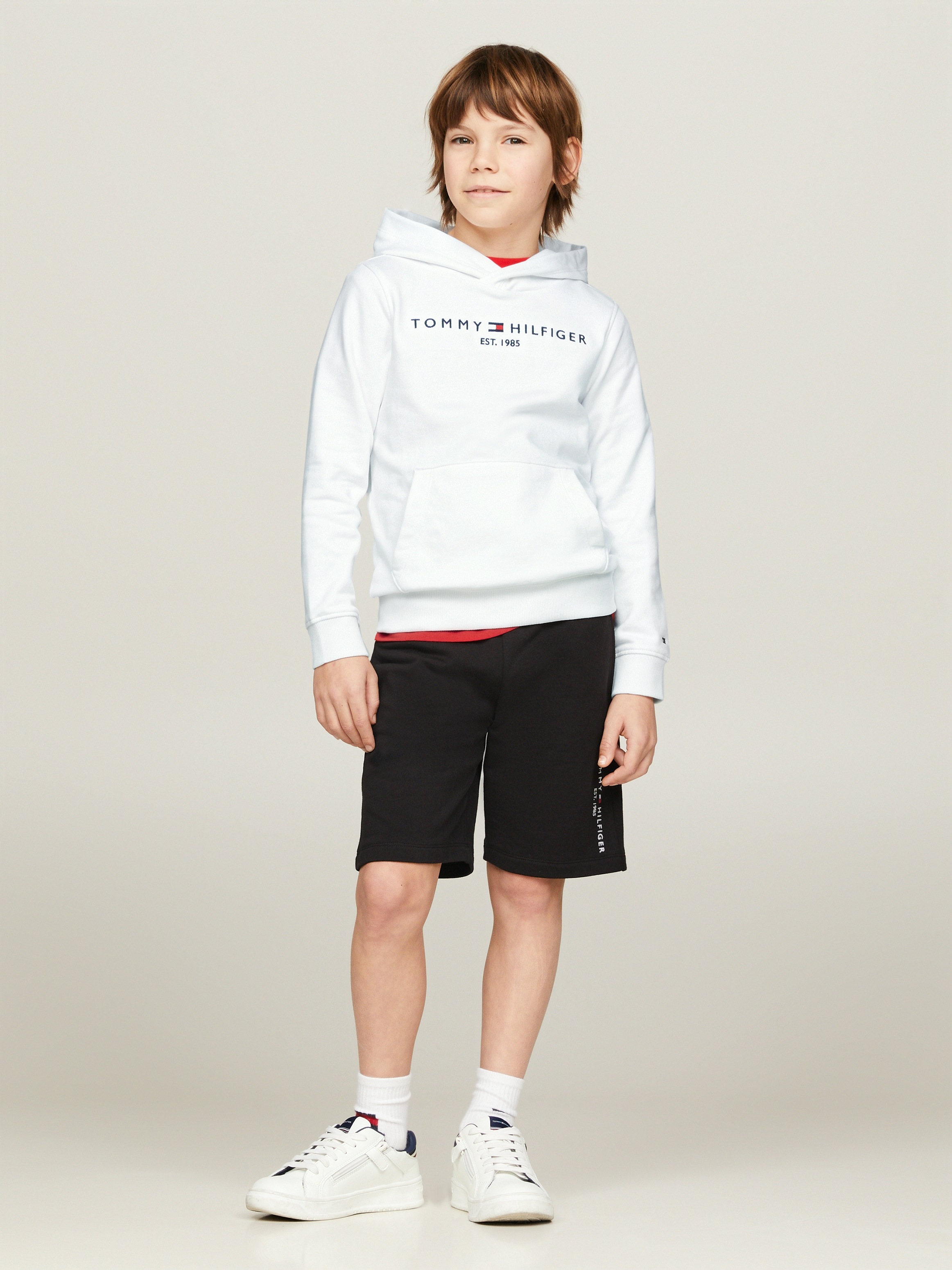 Tommy Hilfiger Hoodie »U ESSENTIAL HOODIE«, aus reiner Baumwolle