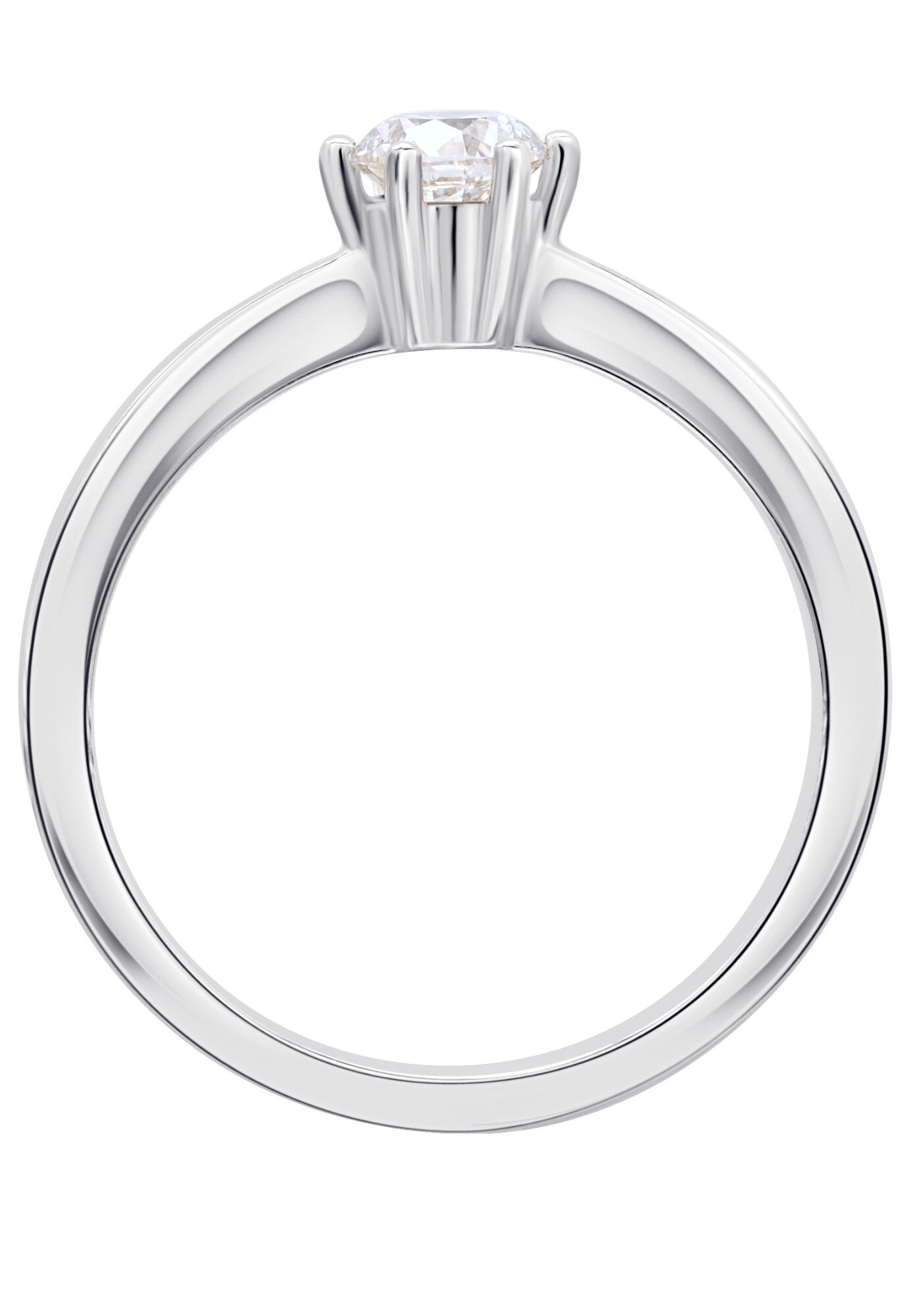 ONE ELEMENT Diamantring »0.2 ct Diamant Brillant Ring aus 585 Weißgold«