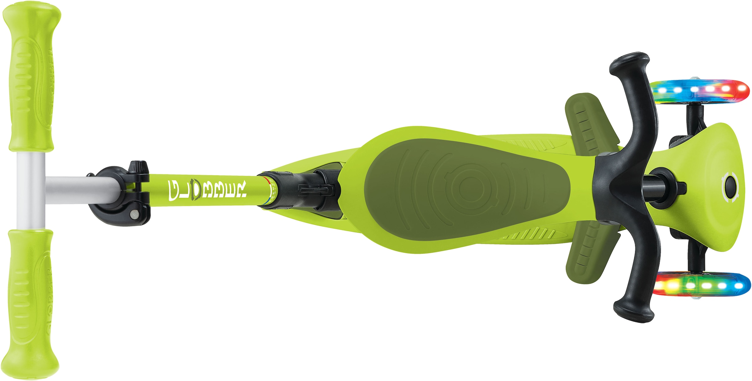 Globber Tretroller »GO-UP ACTIVE LIGHTS mit Leuchtrollen« Dreirad, Laufrad und Scooter