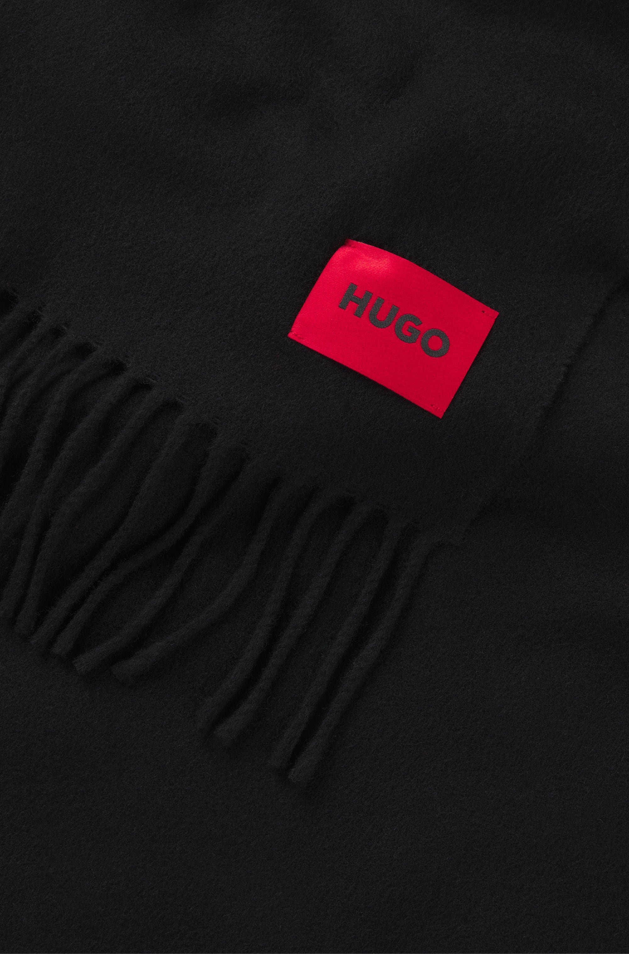 HUGO Schal »Orris 35*180« aus softem Wollmix, unisex