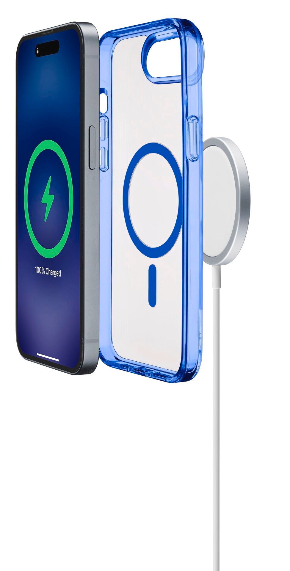 Cellularline Handyhülle »Iconic MAG MagSafe Case für Apple iPhone 16e«, Apple iPhone 16e, Backcover, Schutzhülle, Handyschutzhülle, Case, Schutzcase, stoßfest