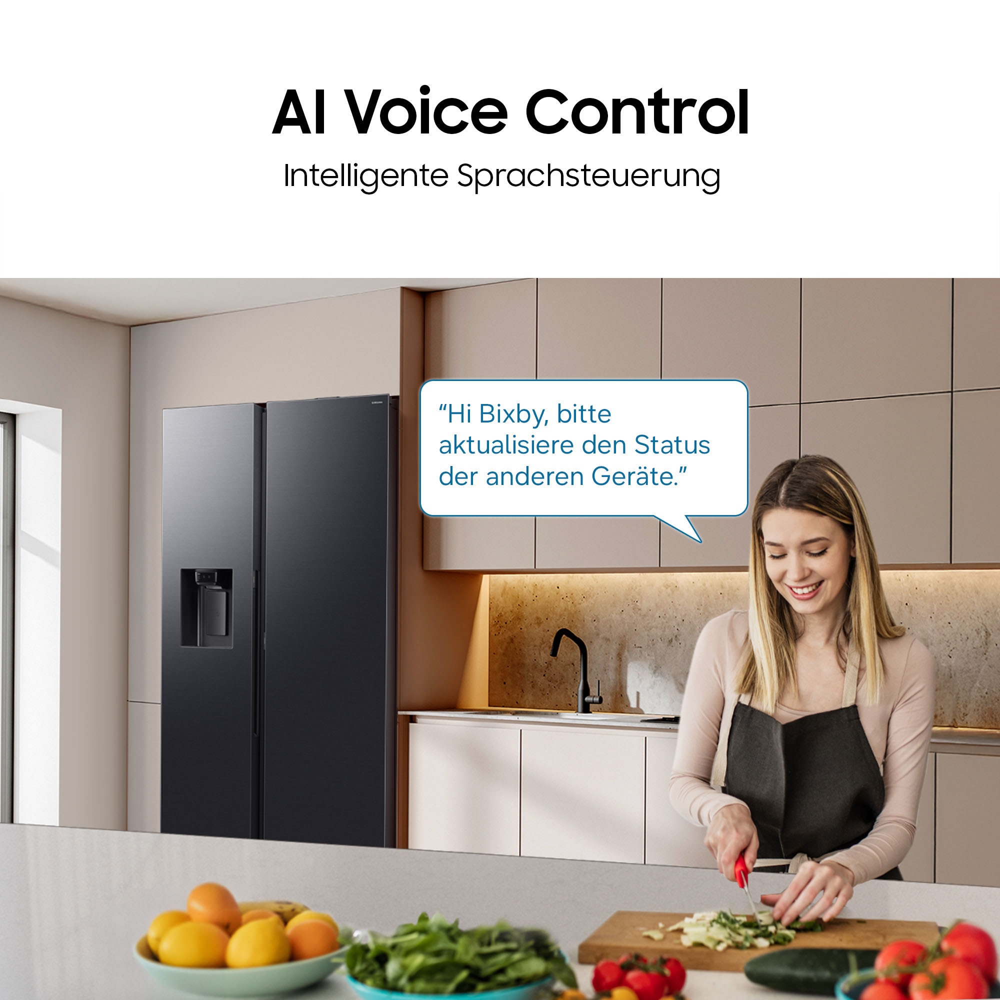 Samsung Side-by-Side RS80F »RS80F65KDF« 178 cm hoch 91,2 cm breit