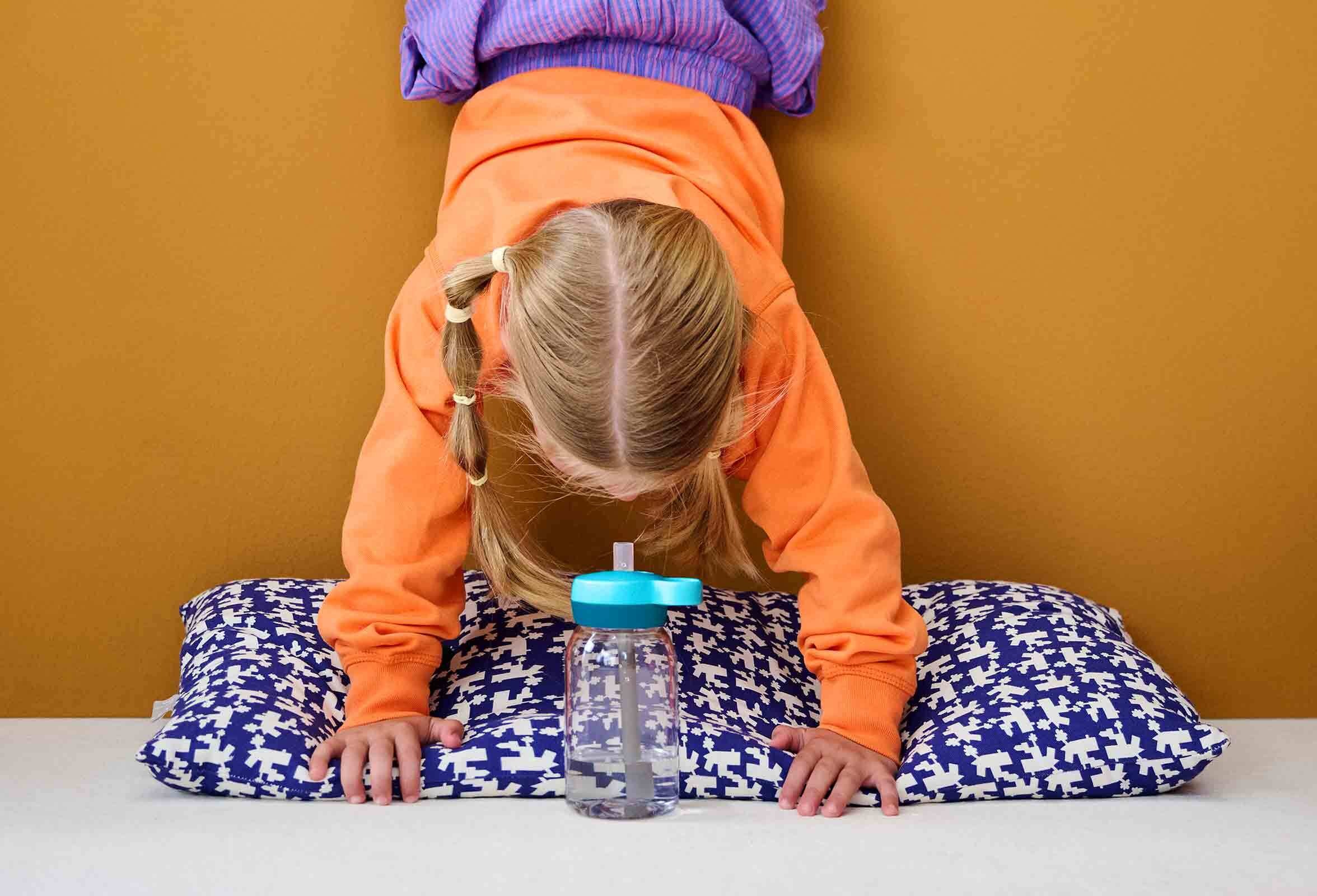 Mepal Trinkflasche »Trinkflasche mit Trinkhalm Campus 450 ml« Spülmaschinengeeignet
