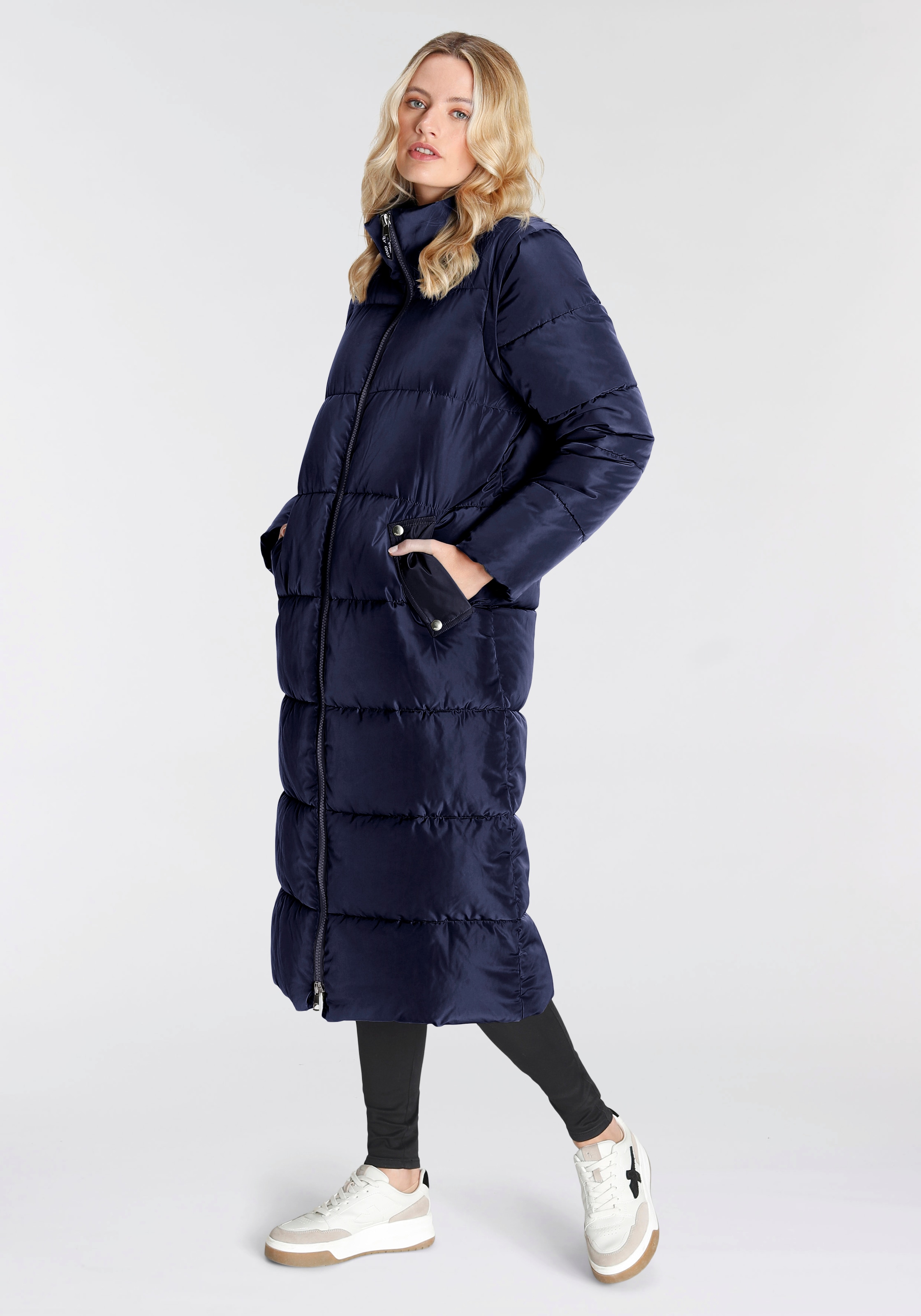 ONLY Steppmantel »ONLIRINA X-LONG 2IN1 PUFFER OTW«, auch als Weste tragbar