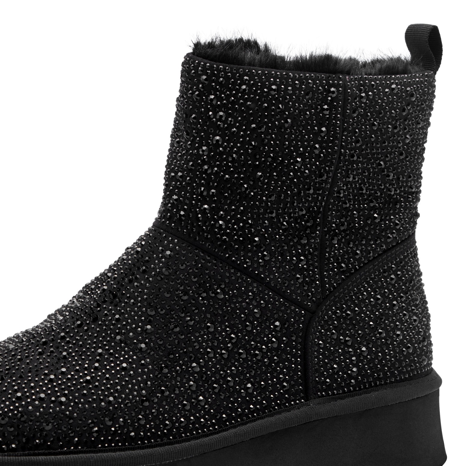 Tamaris Winterboots  , Plateau, Stiefelette mit Allover-Strasssteinen besetzt