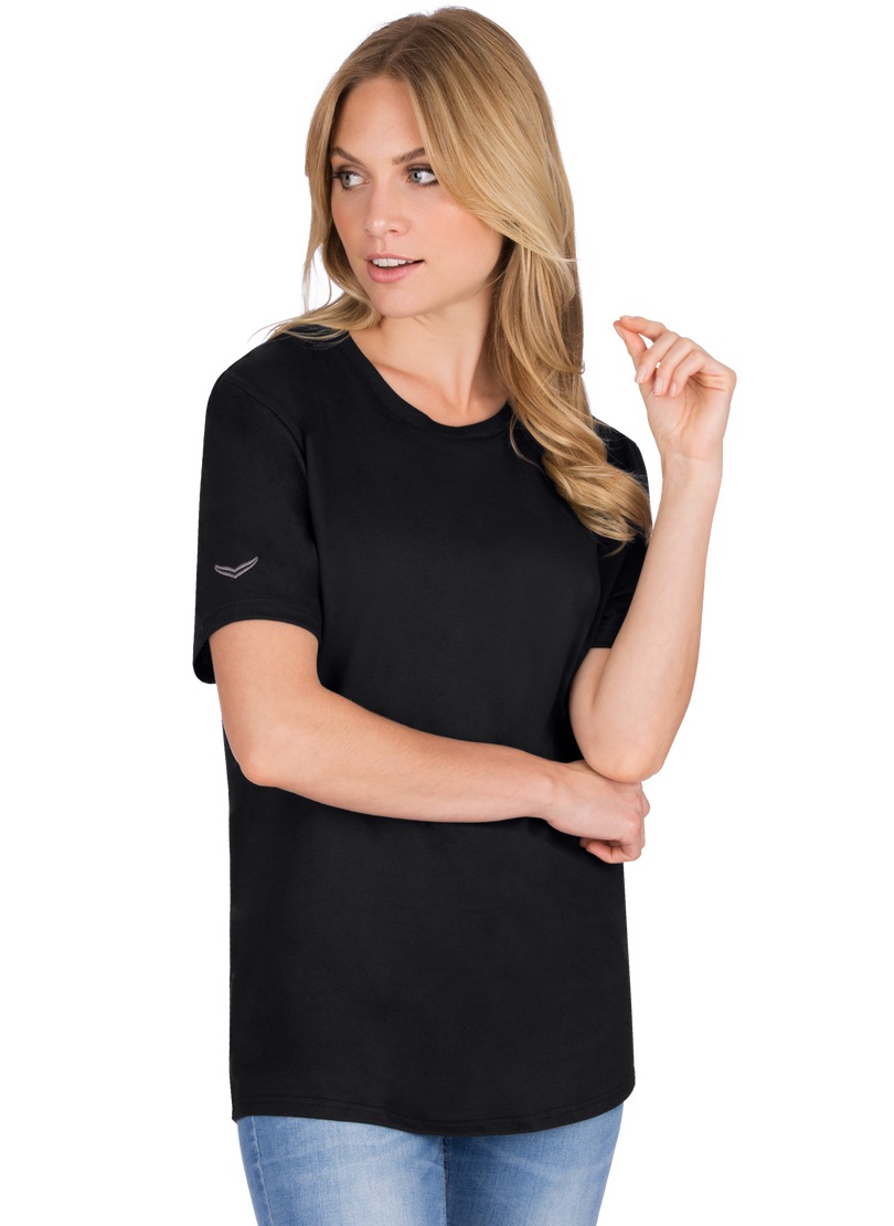 Trigema T-Shirt »TRIGEMA T-Shirt aus 100% Biobaumwolle«, (1 tlg.)