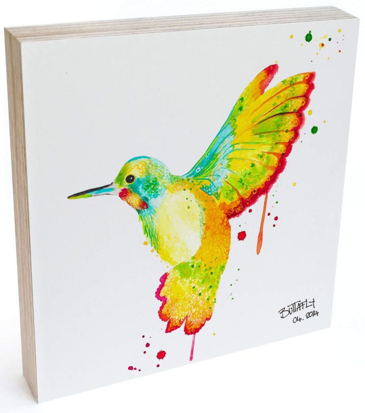 Wall-Art Holzbild »Tischdeko (1 Vogel«, St.) bestellen bei Holzbild Kolibri OTTO online