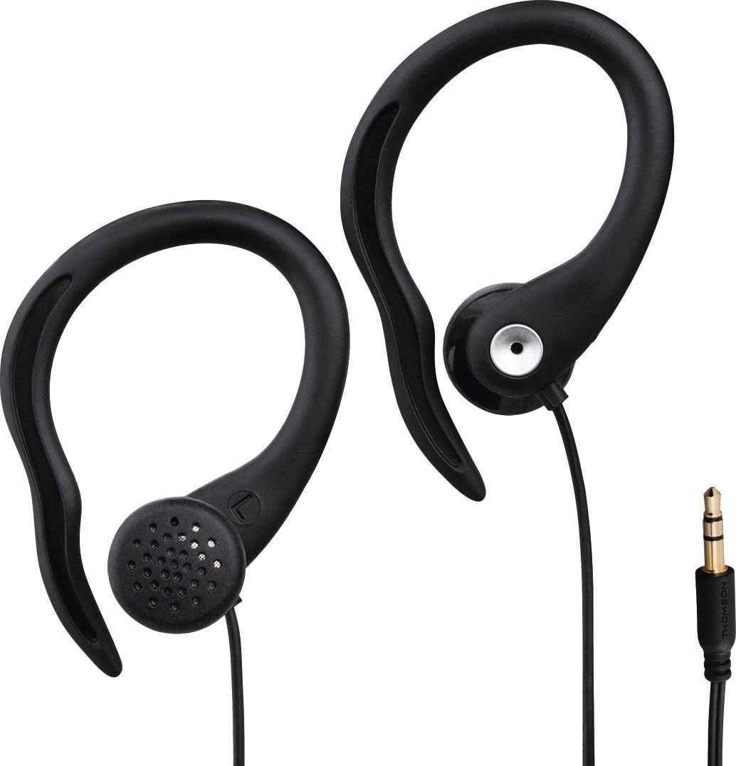 Thomson In-Ear-Kopfhörer »Clip-On Kopfhörer mit elastischem Silikon-Sportbügel, guter Klang«, 3,5 mm Klinkenstecker, Optimal für Sport