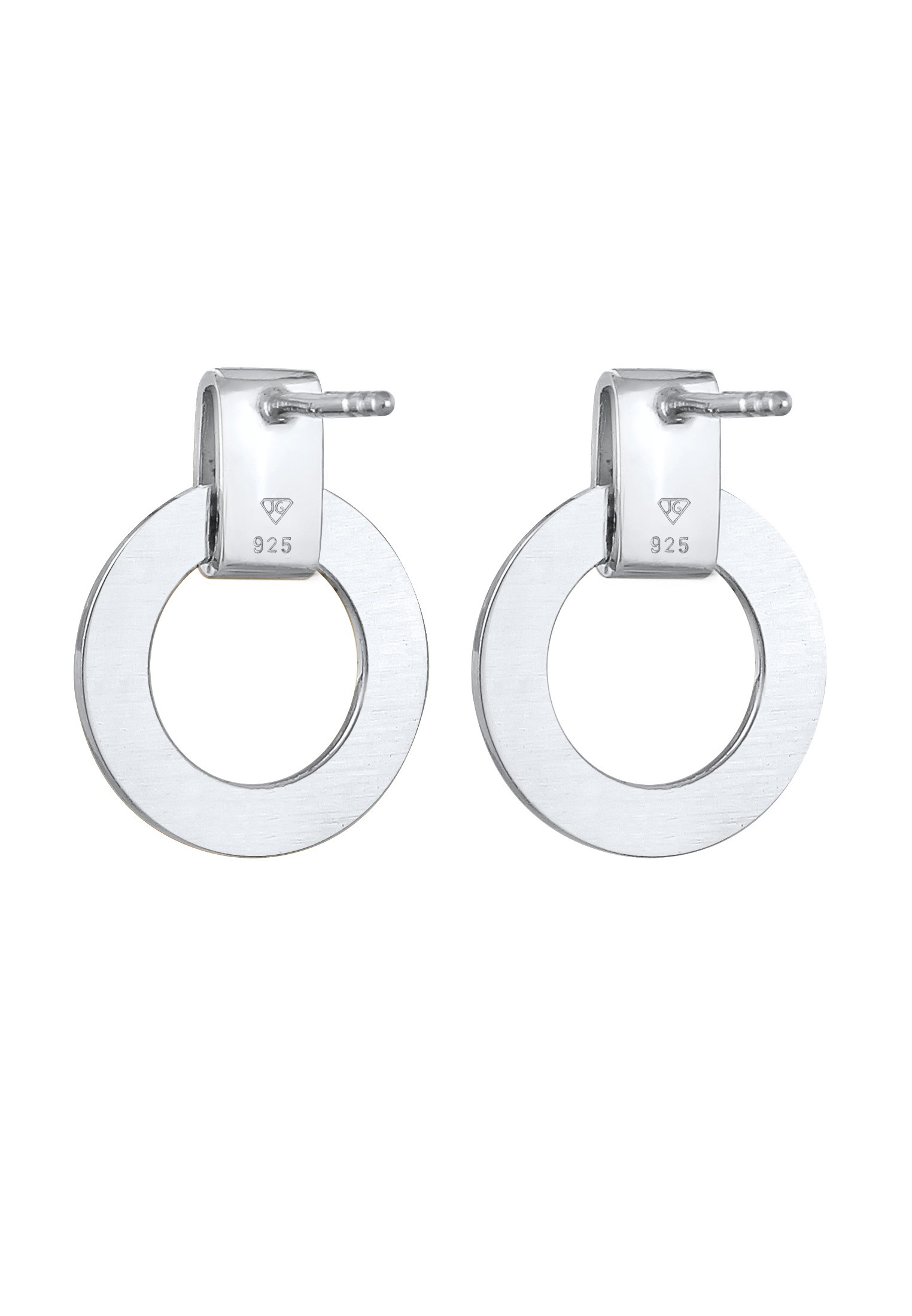 Elli Paar Ohrstecker »Ohrringe Ohrstecker Kreis Rund Modern 925 Silber«