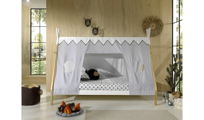 Vipack Kinderbett »Tipi«, mit Rolllattenrost und Zeltdach, wahlweise mit Schublade kaufen