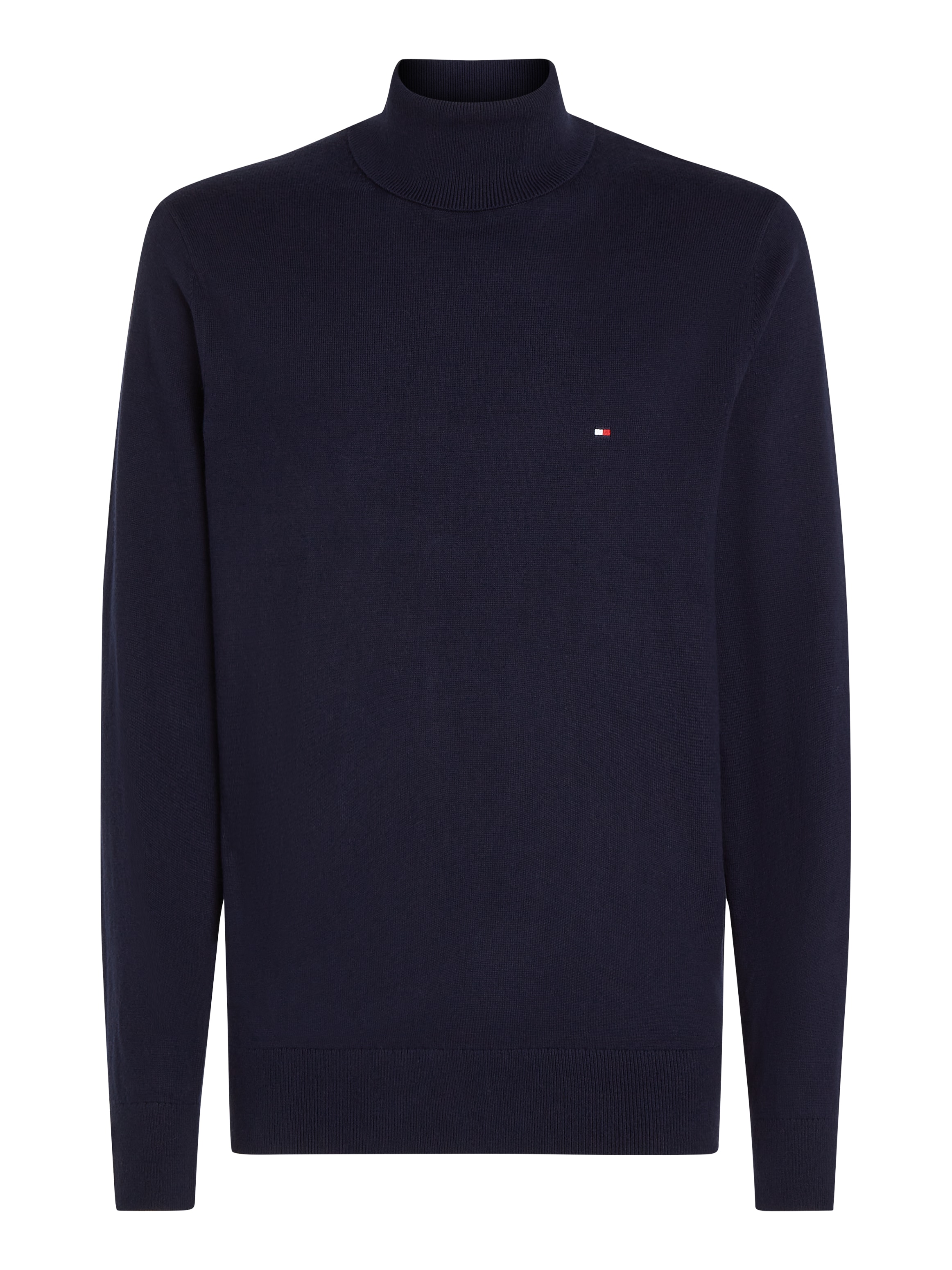 Tommy Hilfiger Rollkragenpullover »PIMA ORG CTN CASHMERE ROLL NECK«