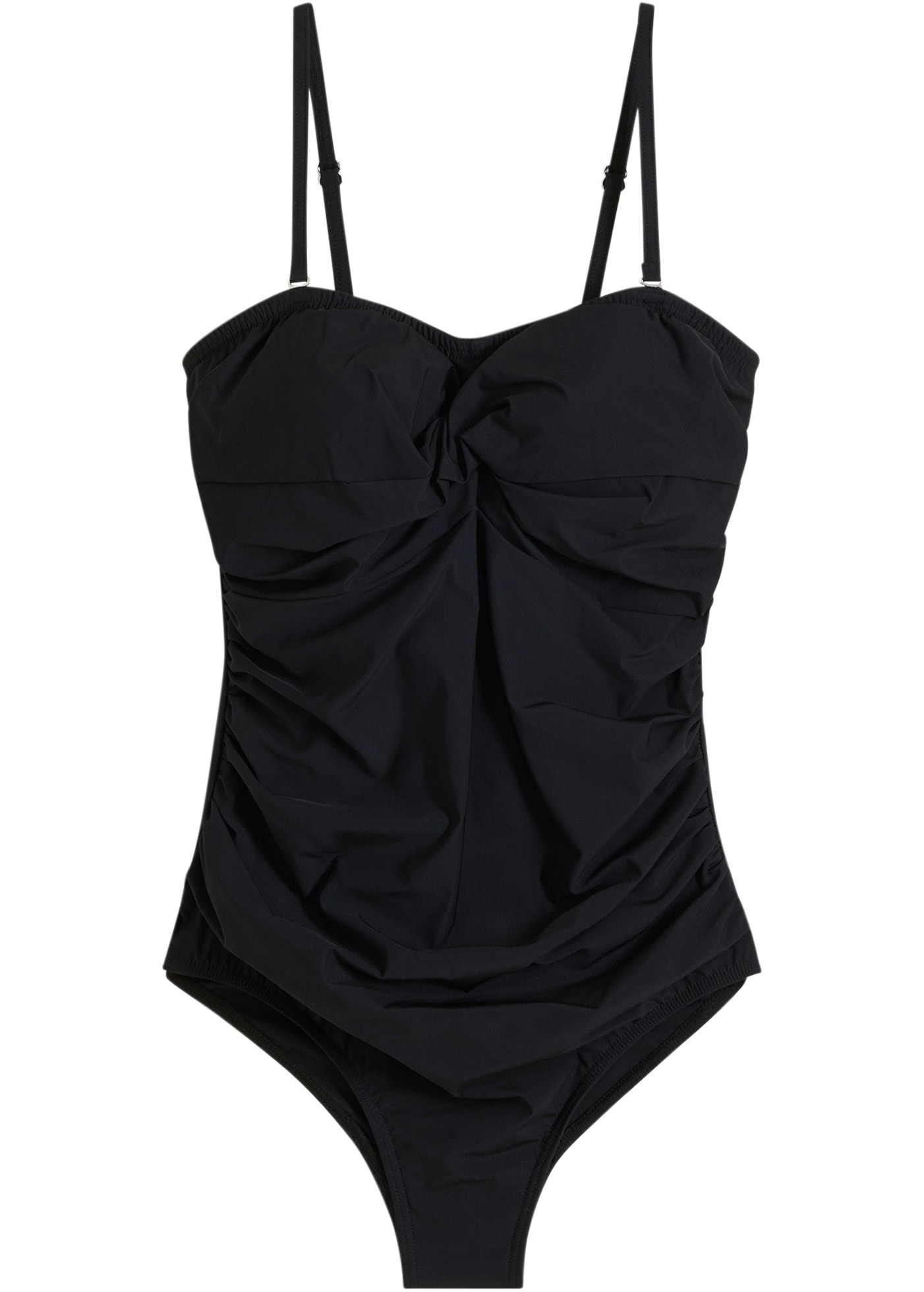 bonprix Badeanzug »Medium Shape-Badeanzug mit Wickeloptik« Medium Shape-Badeanzug mit Wickeloptik