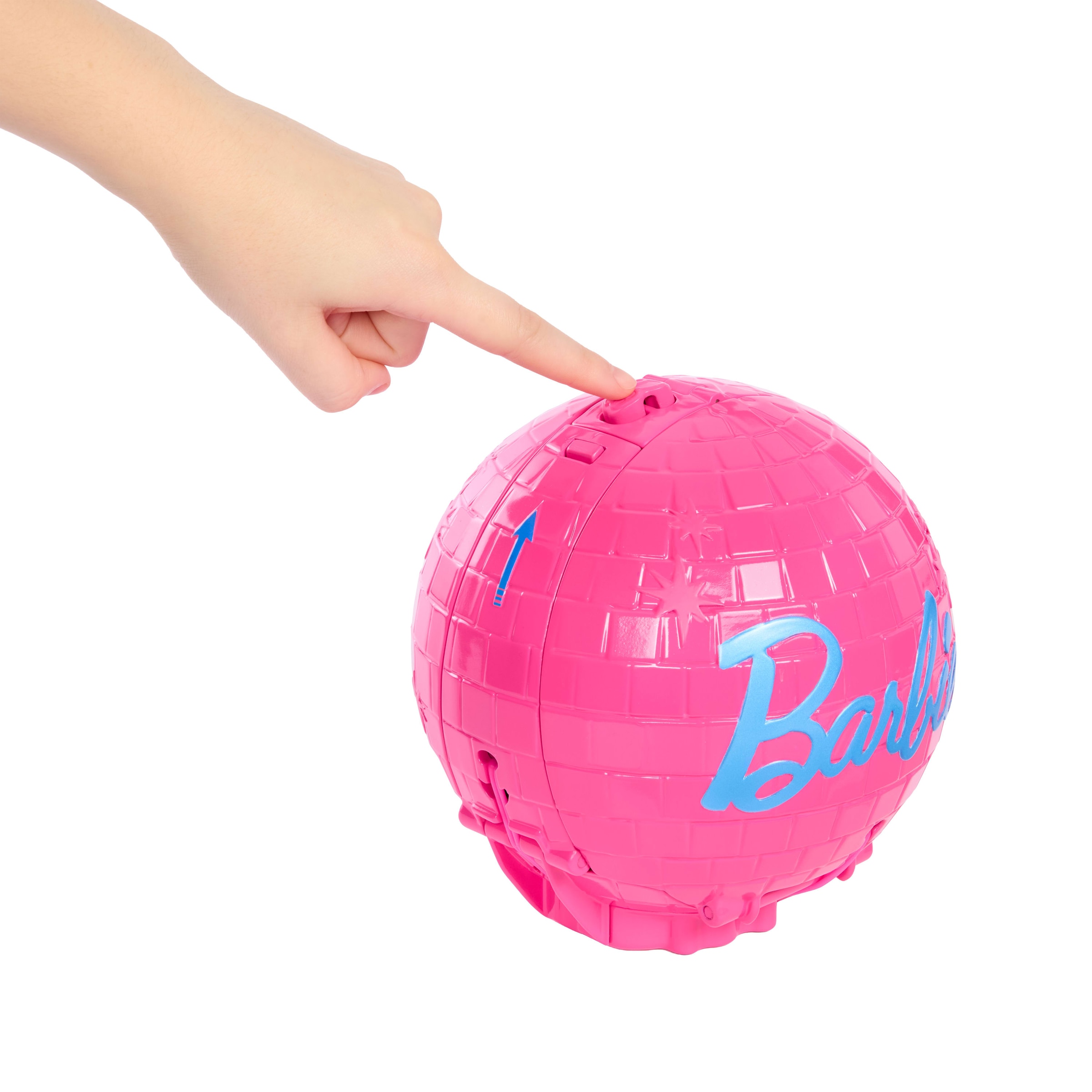 Barbie Anziehpuppe »Barbie Team Barbie Roll & Reveal, blond mit Discokugel-Verpackung«