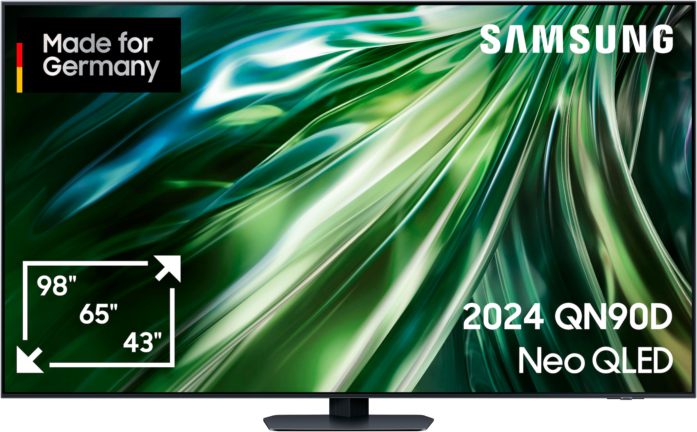 Samsung QLED Mini LED-Fernseher »GQ75QN90DAT«, 4K Ultra HD, Smart-TV, Neural Quantum 4K AI Gen2 Prozessor, Gaming Hub, bis zu 144Hz